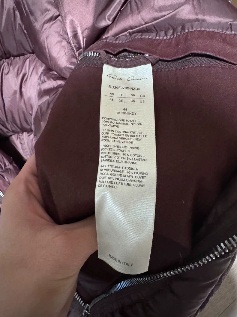 Rick Owens RICK OWENS size 36 Funnel-shaped down jacket Size US M / EU 48-50 / 2 - 3 Thumbnail