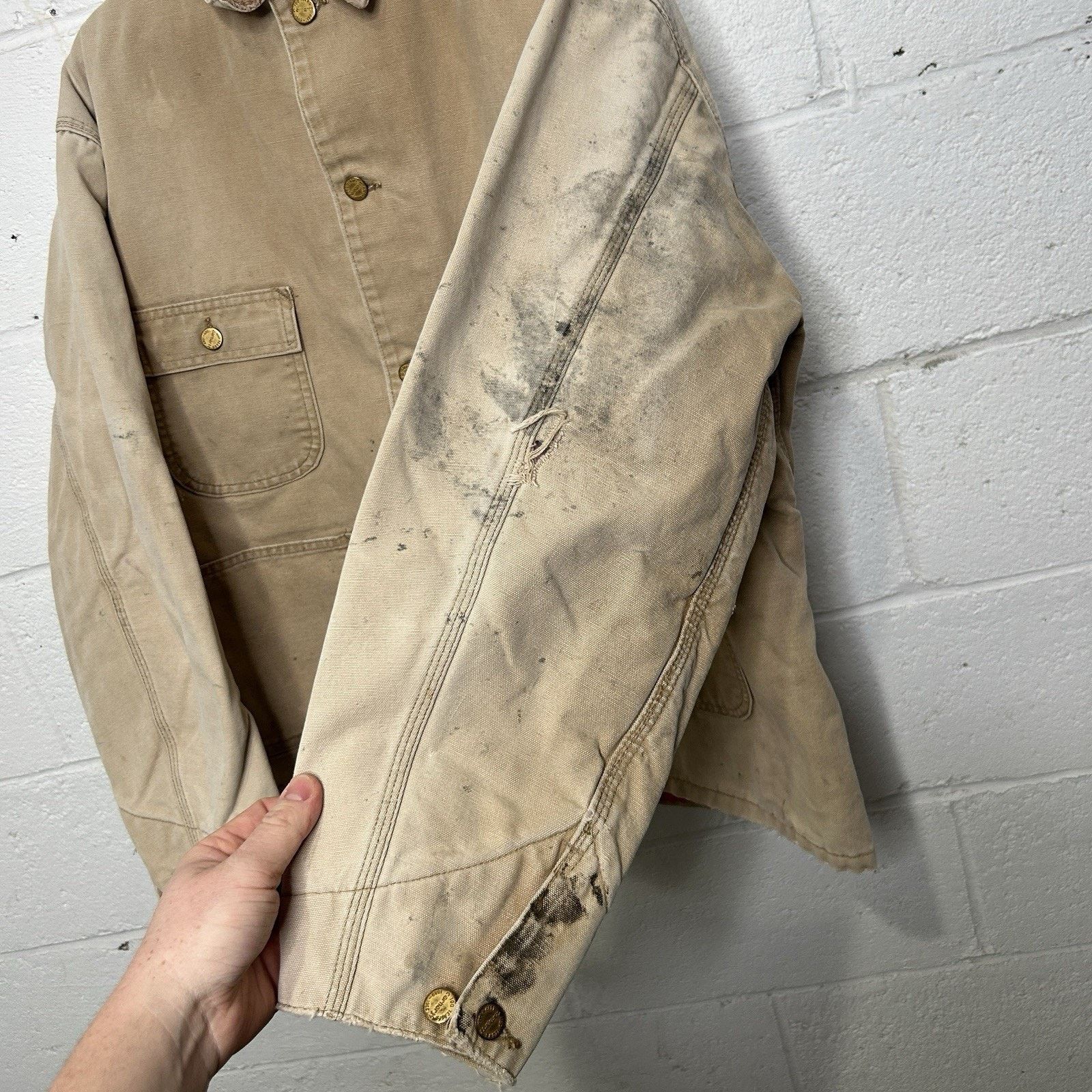 Carhartt Vintage Carhartt 100 Year Blanket-Lined Chore Coat “Brown” Size US XL / EU 56 / 4 - 8 Thumbnail