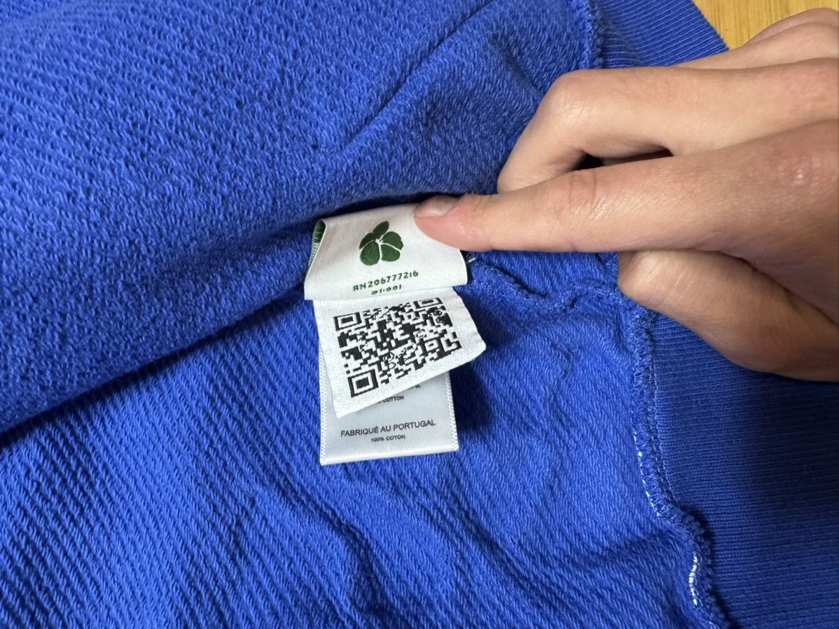 DENIM TEARS DENIM TEARS Royal Blue Cotton Wreath Zip Up - Size XS Size US XS / EU 42 / 0 - 9 Thumbnail