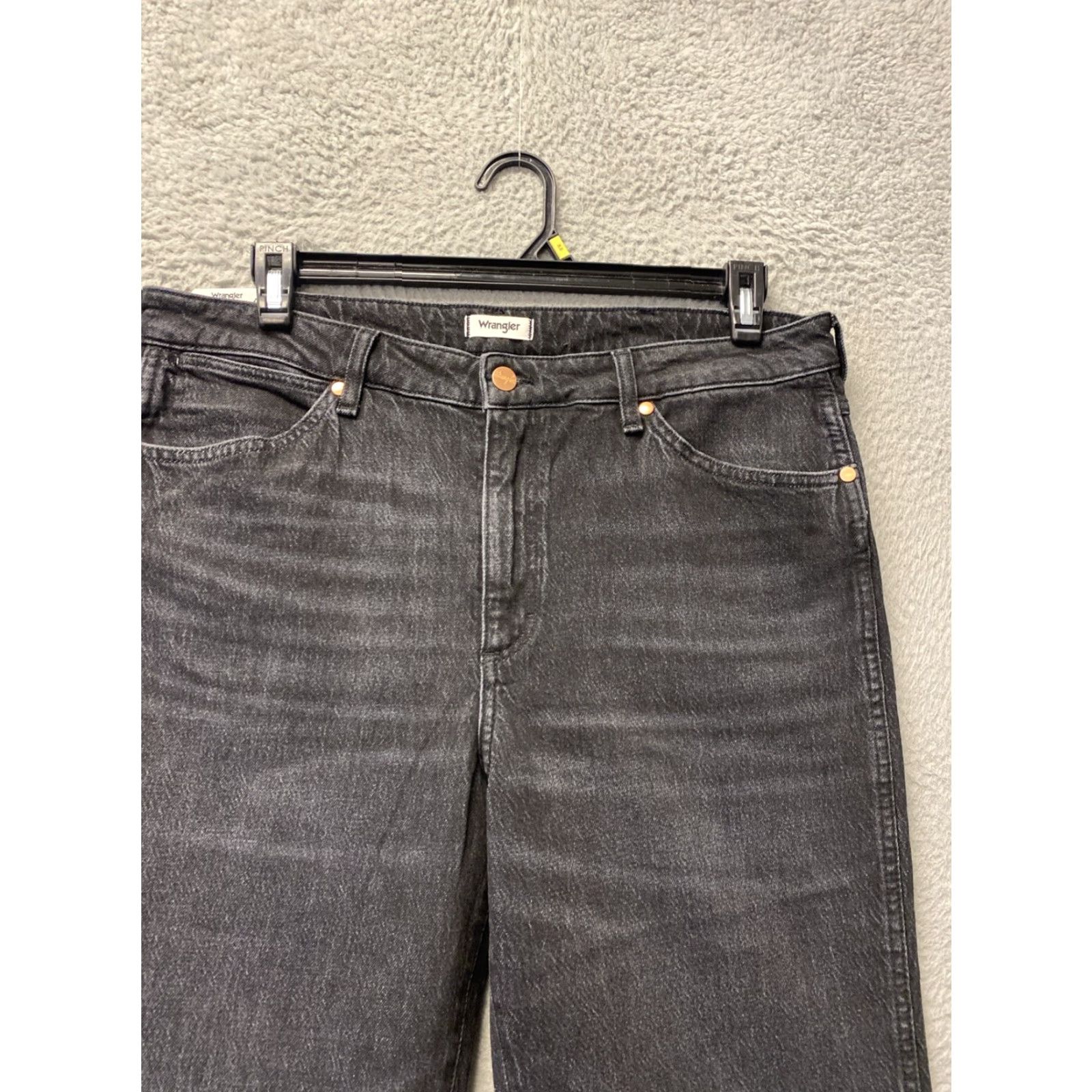 Wrangler WRANGLER High Rise Flare Jeans Rhinestone Black Women Size 36x34 Size 25" / US 0 / IT 36 - 2 Thumbnail