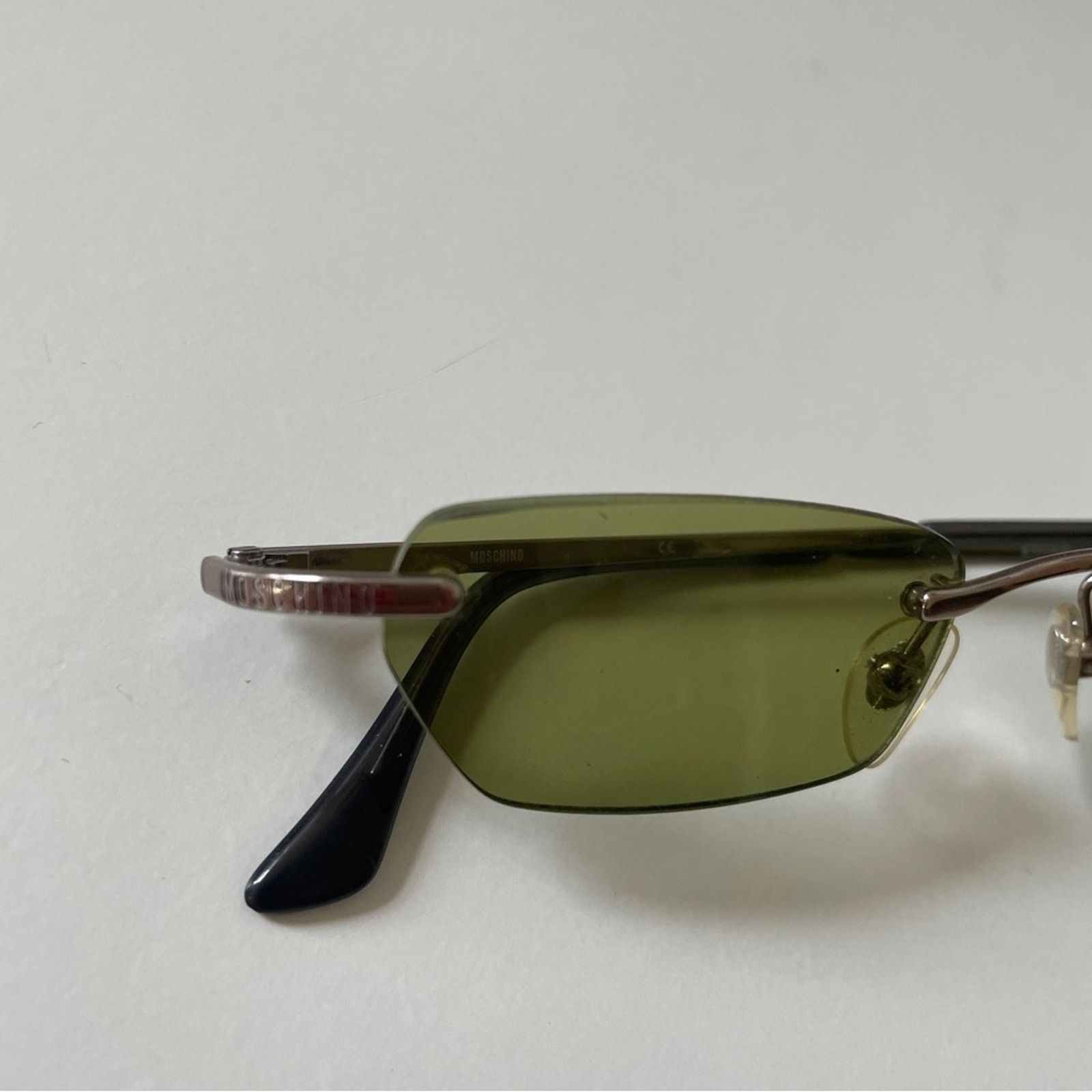Moschino rare vintage moschino green tinted mini sunglasses Size ONE SIZE - 5 Thumbnail