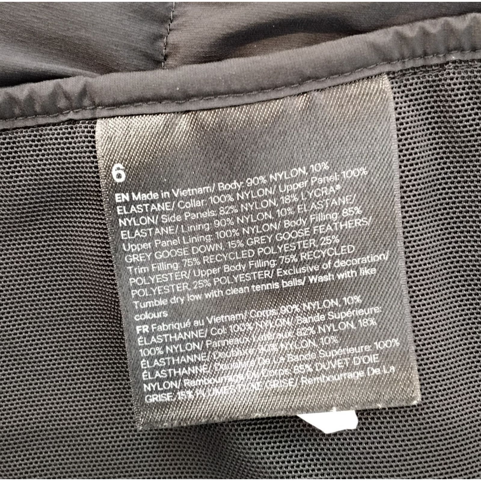 Lululemon Lululemon Down Hybrid Vest Women's 6 Black Active Wear Size M / US 6-8 / IT 42-44 - 8 Thumbnail