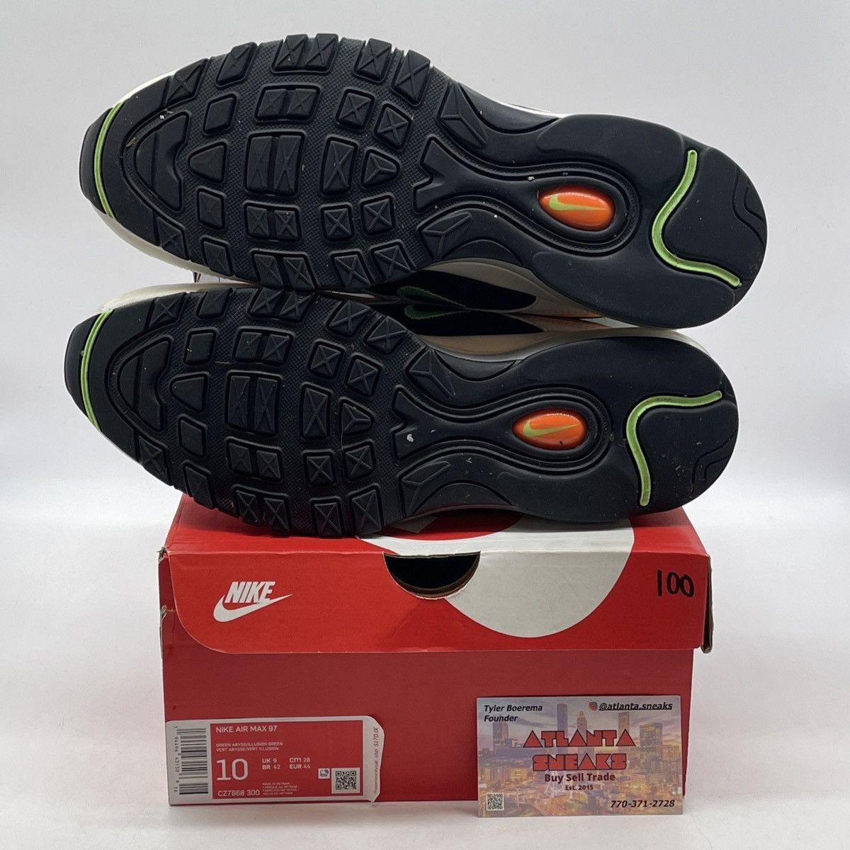 Air max 97 green Abbys illusion green