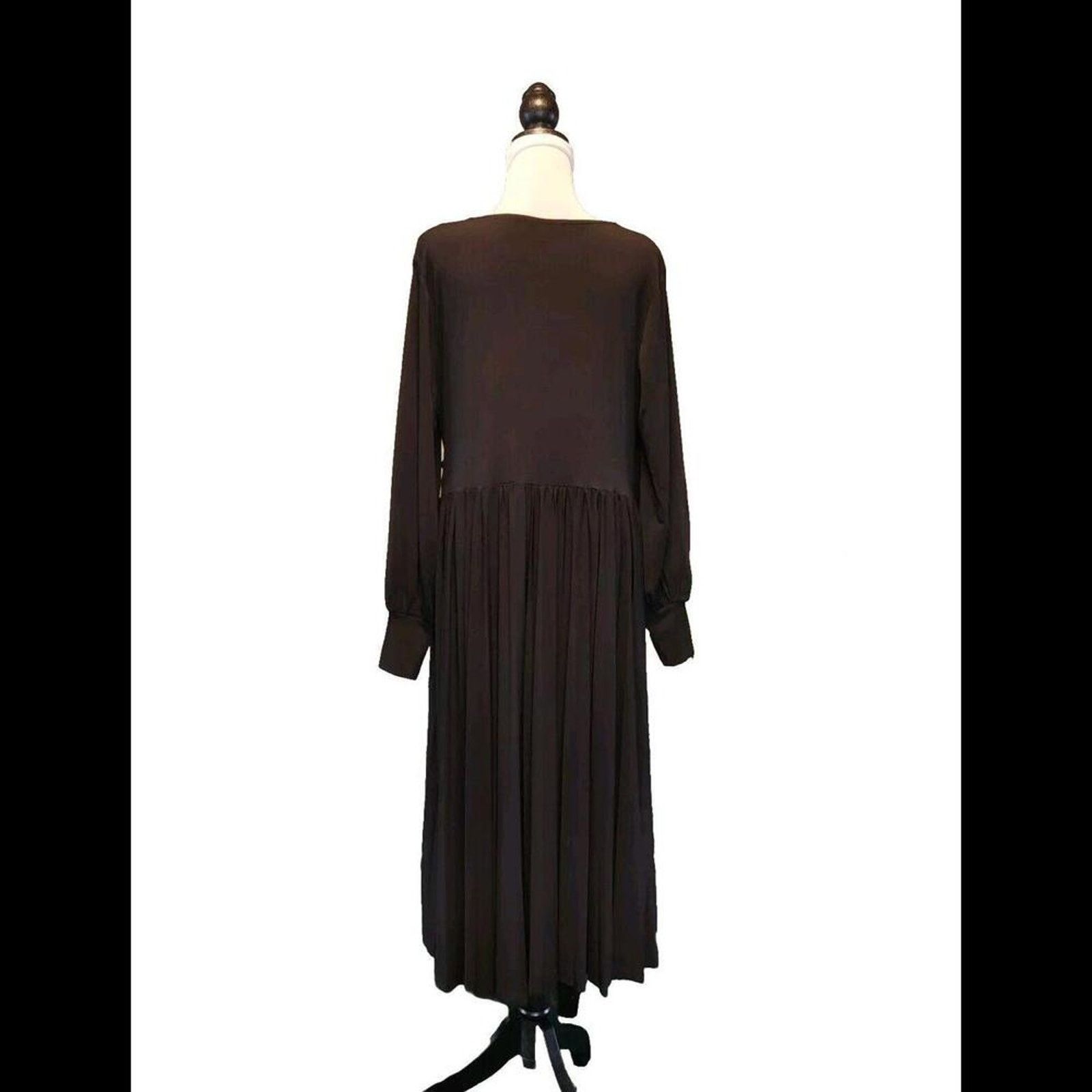 Other ELOQUII Size 16 Black Twist-Front V-Neck Midi Dress LBD Size XXL / US 16-18 / IT 52-54 - 2 Thumbnail