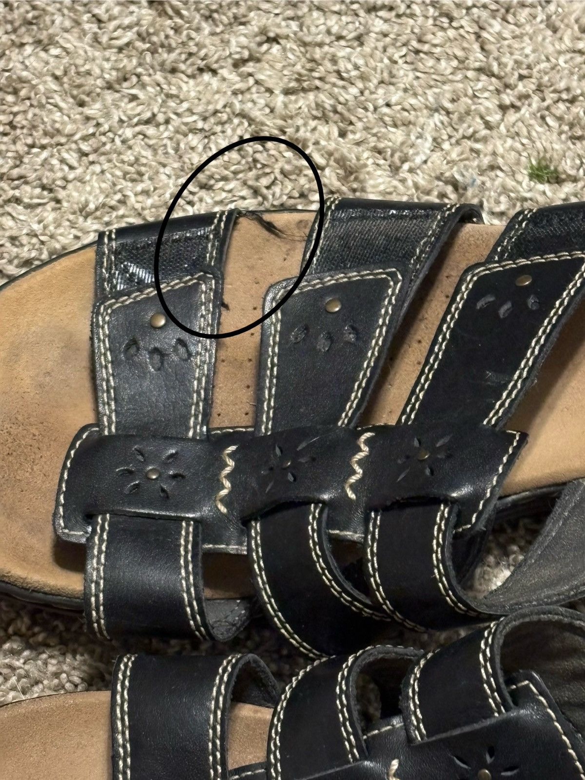 Clarks (Clarks) Leisa Spring Sandals: Size 11M(Wom) or 9.5(Men) Size US 11 / IT 41 - 4 Thumbnail