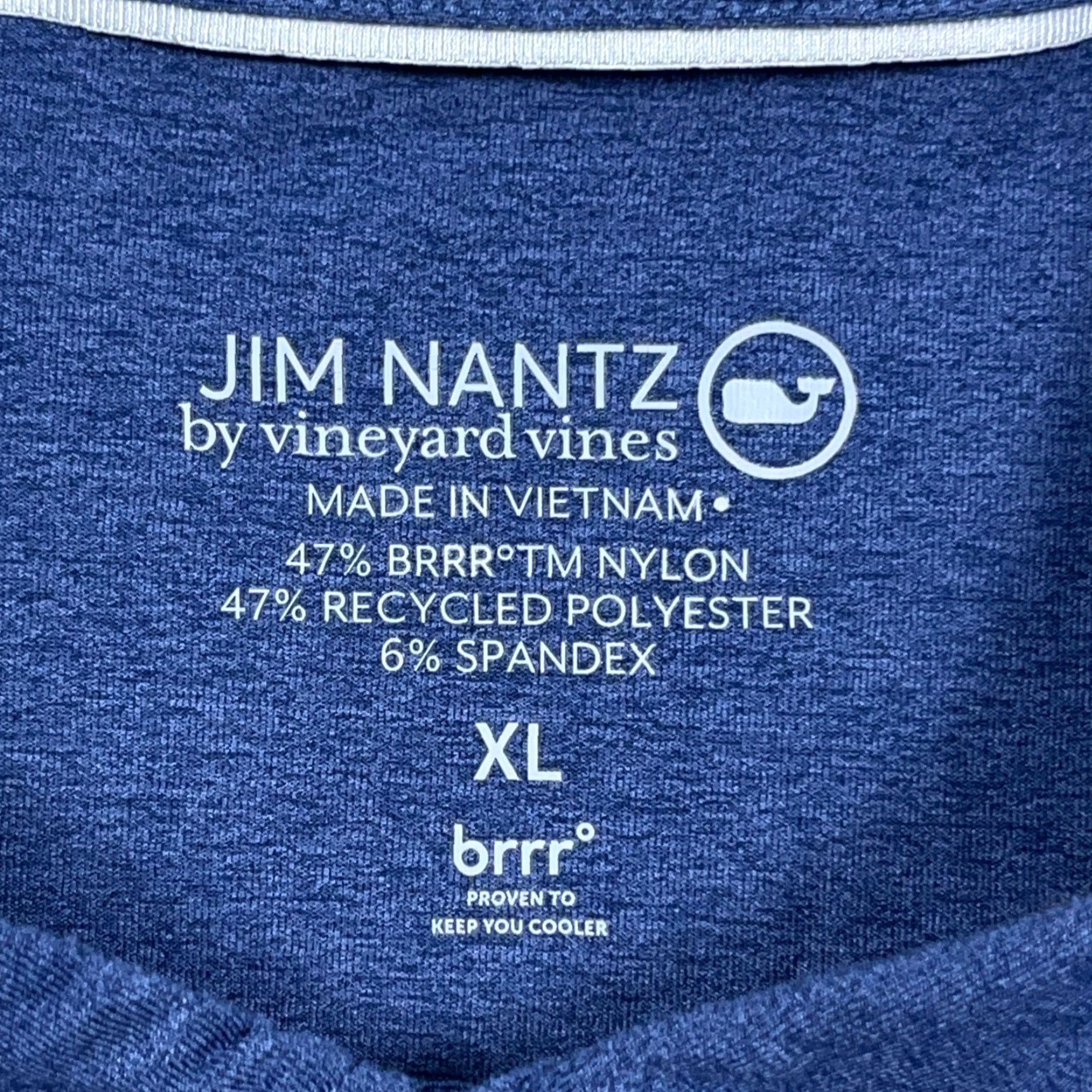 Vineyard Vines Vineyard Vines Polo Shirt Men XL Blue Long Sleeve Performance Jim Nantz Adult Polo Size US XL / EU 56 / 4 - 5 Thumbnail