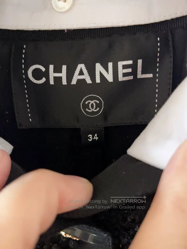 Chanel Chanel Metropolitan Classic Black Coat Size XXS / US 00 / IT 34 - 6 Thumbnail