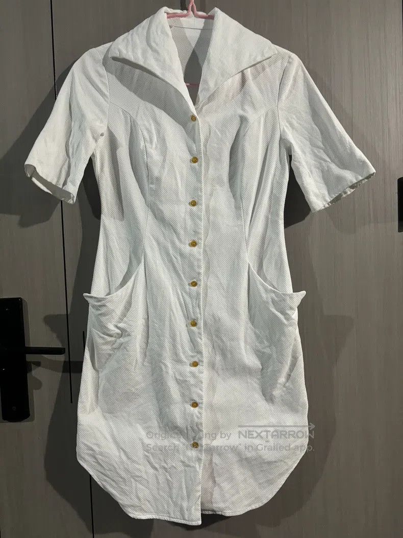 Vivienne Westwood Vivienne Westwood Rare Vintage White Dress Size M / US 6-8 / IT 42-44 - 1 Thumbnail