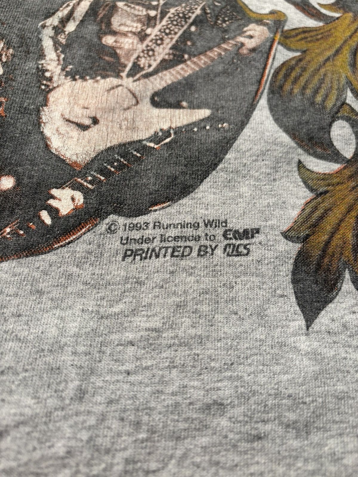 Band Tees 1993 Running Wild Single-stich LS Size US XL / EU 56 / 4 - 7 Thumbnail