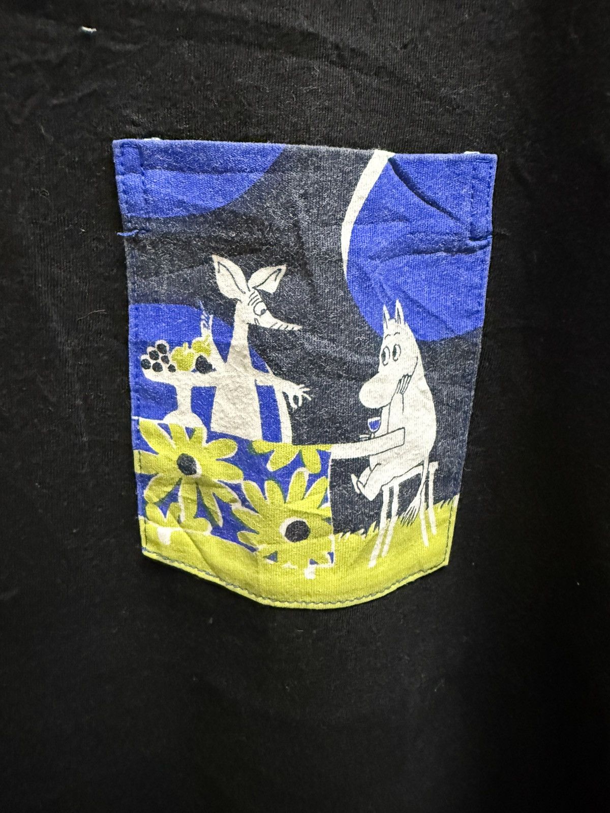 Uniqlo UNIQLO X MOOMIN CHARACTERS SINGLE POCKET JAPANESE ANIME TEE Size US S / EU 44-46 / 1 - 6 Thumbnail