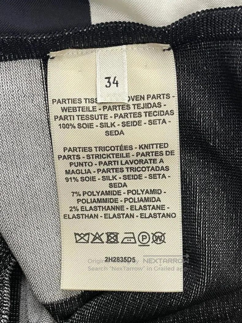 Hermes Hermes Black White Gray Colorblock Print Knitwear. Size US M / EU 48-50 / 2 - 5 Thumbnail