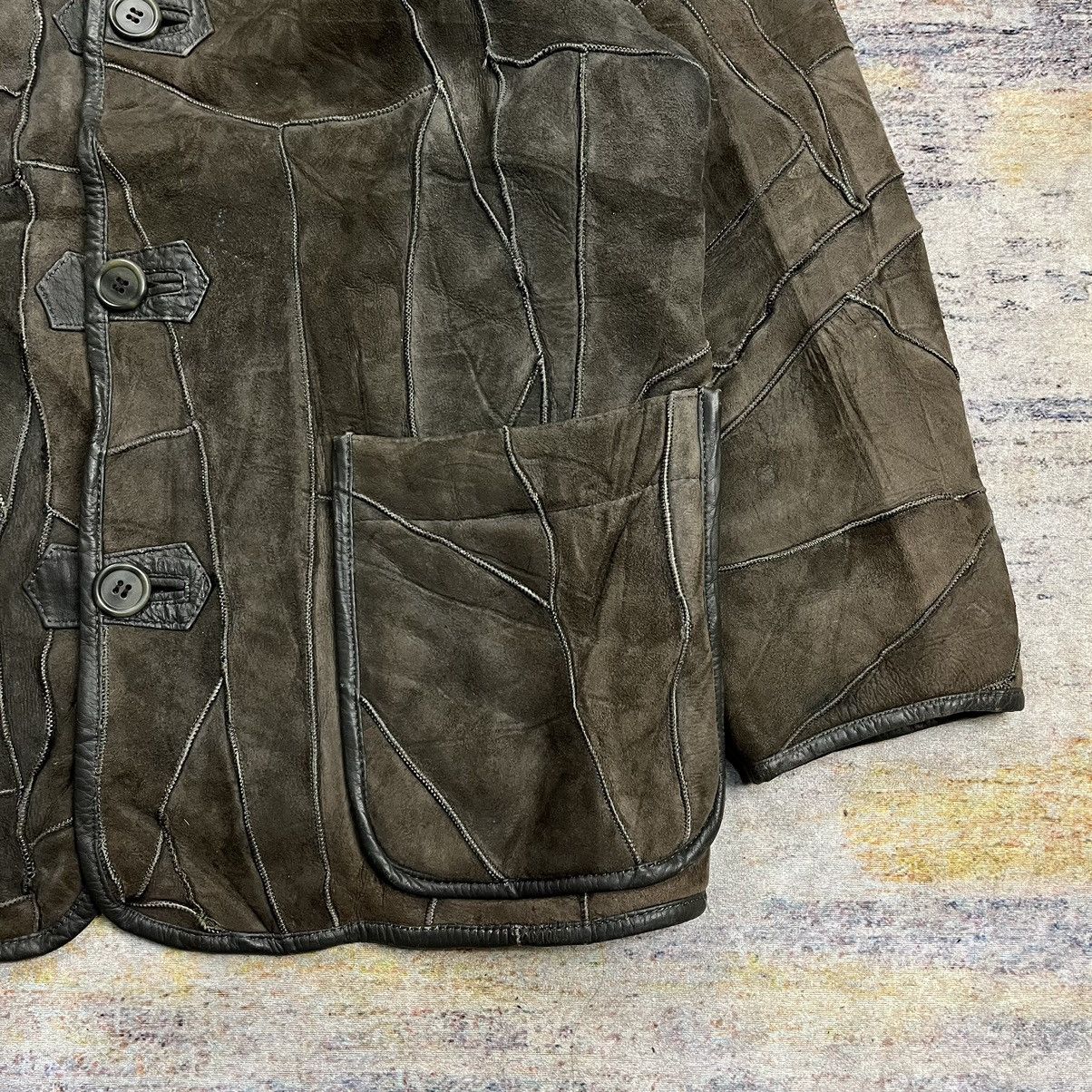 Hai Sporting Gear Vintage 90s Hai Sporting Gear patchwork leather jacket Size US M / EU 48-50 / 2 - 4 Thumbnail
