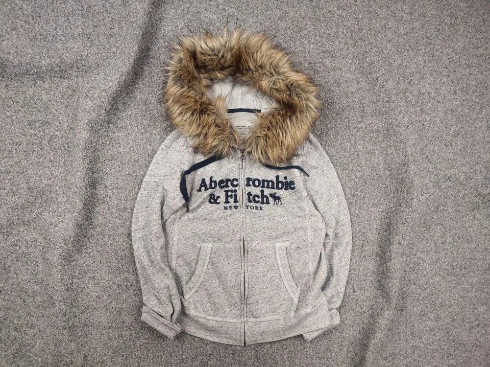 Abercrombie & Fitch Abercrombie Vintage Y2K crazy fur zip Hoodie if six was nine Size XS / US 0-2 / IT 36-38 - 2 Thumbnail