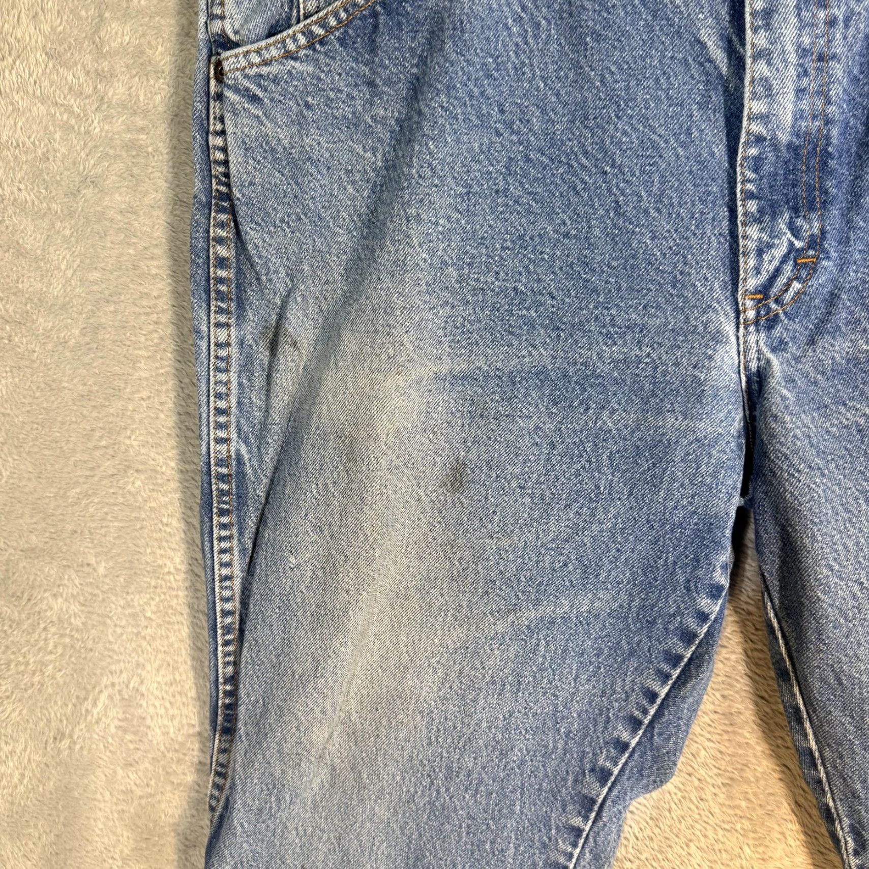 Dickies VINTAGE Dickies Jeans Mens 40x29 Blue Relaxed Denim Workwear 00s Jeans Mens Width 40in 29in Blue Dickies Industrial Work Jeans Mens Size US 40 / EU 56 - 3 Thumbnail