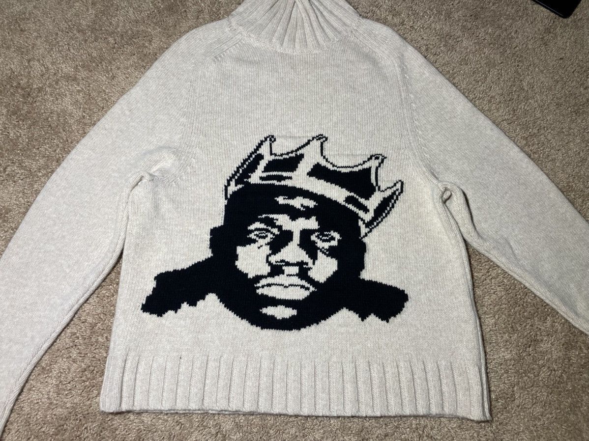 Willy Chavarria Willy Chavarria Biggie Knit Sweater Notorious BIG Rap Size US M / EU 48-50 / 2 - 1 Thumbnail