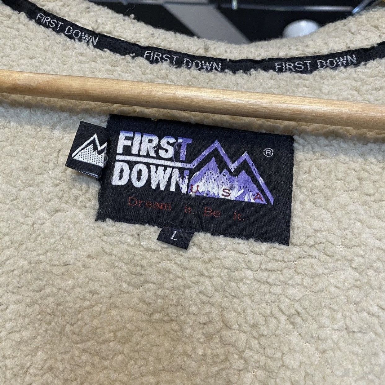First Down USA Fleece Zipper Sweater