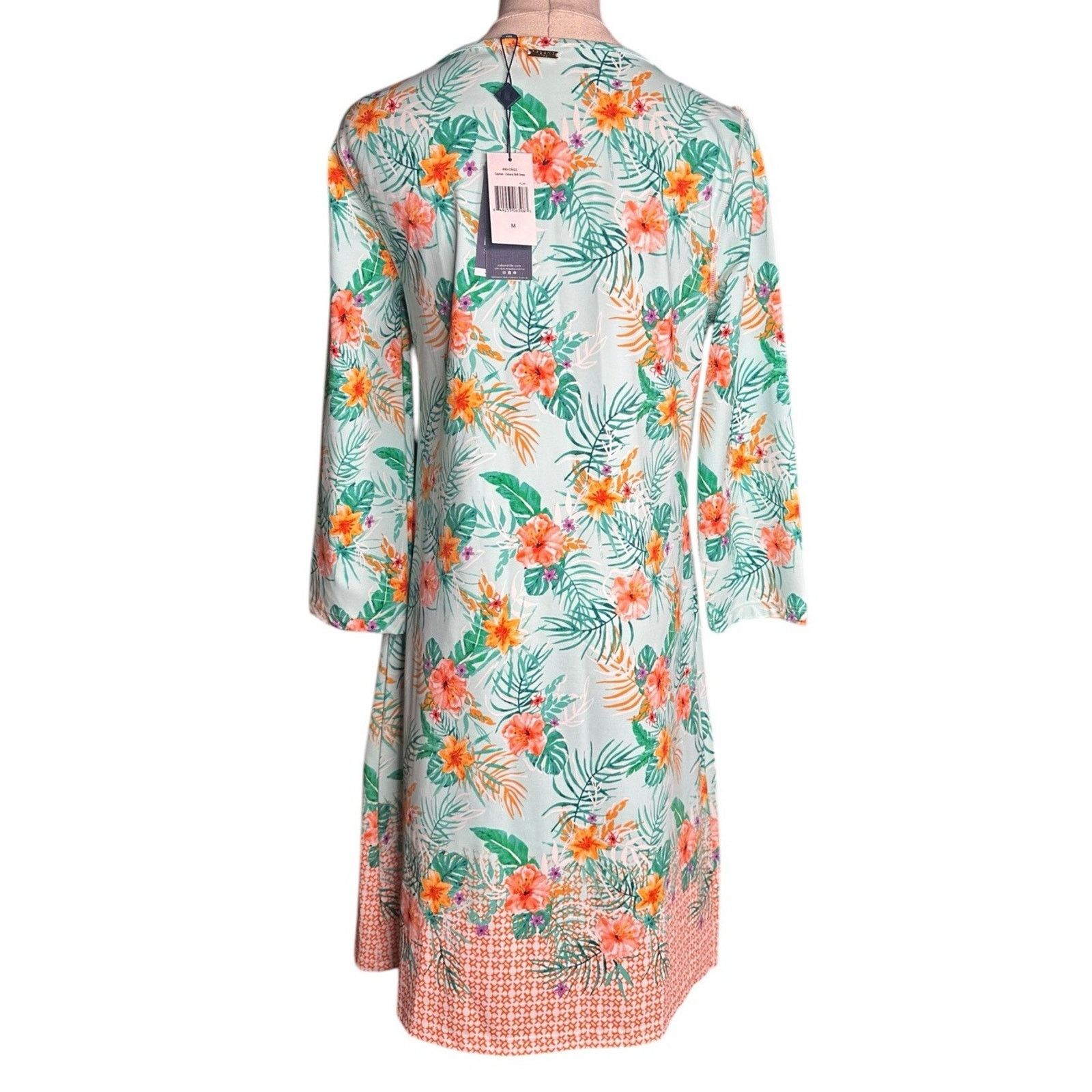 Other CABANA LIFE Cayman Print UPF Shift Dress M Swim Cover Beach Size M / US 6-8 / IT 42-44 - 7 Thumbnail