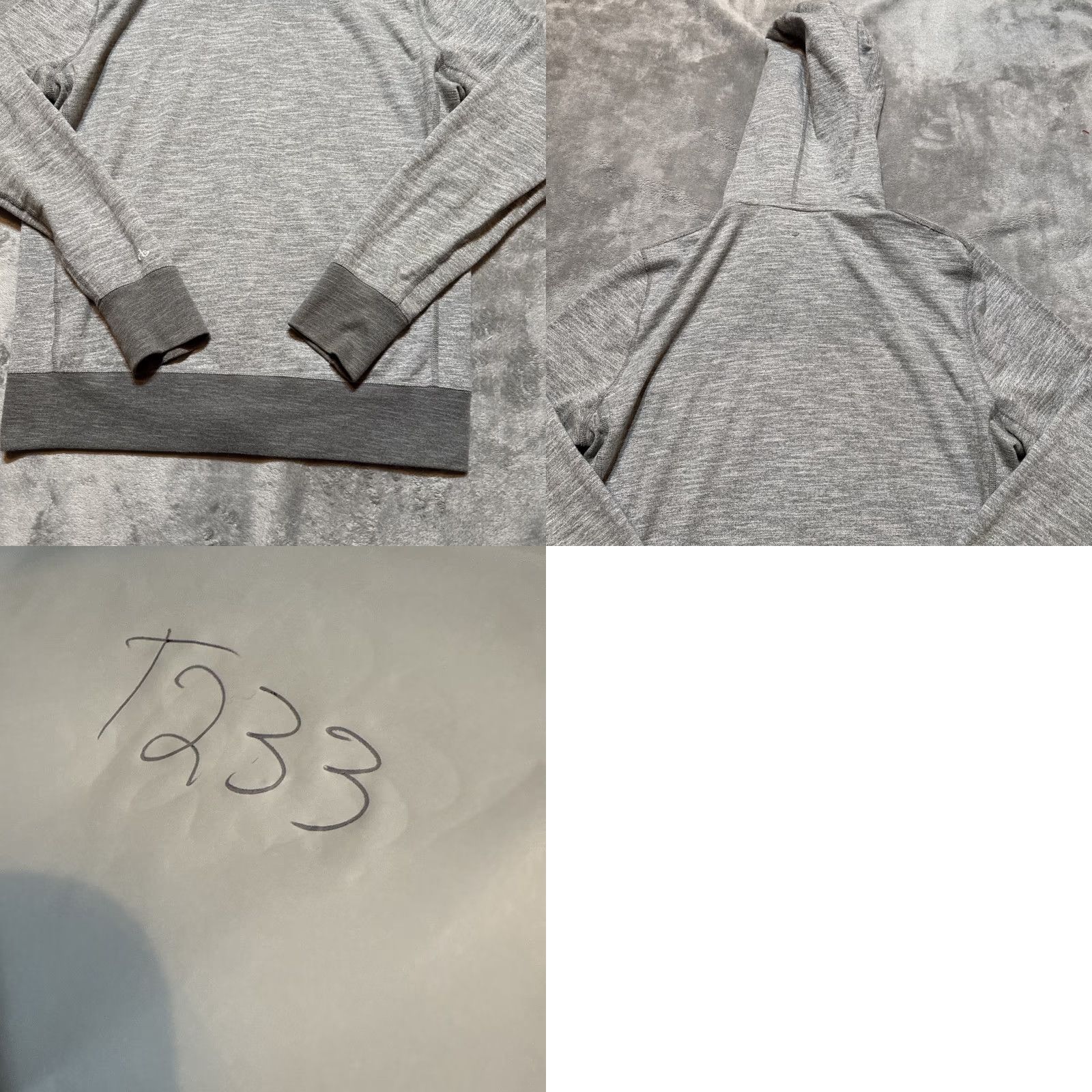 Rag & Bone Rag & Bone Hoodie Mens Medium Gray Full Zip Drawstrings Size US M / EU 48-50 / 2 - 8 Thumbnail
