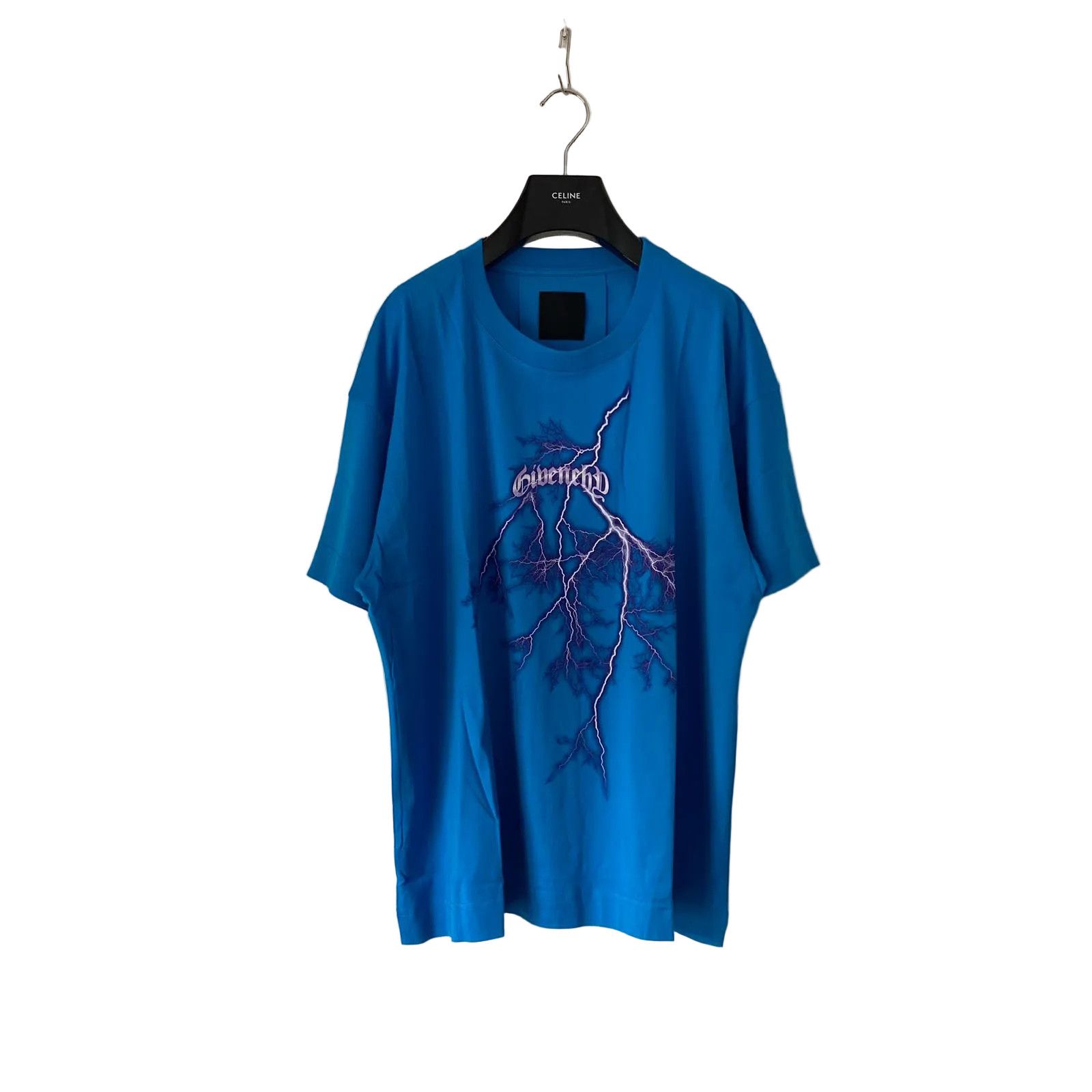 Givenchy Blue Lightning Logo T-Shirt Size US XL / EU 56 / 4 - 1 Thumbnail