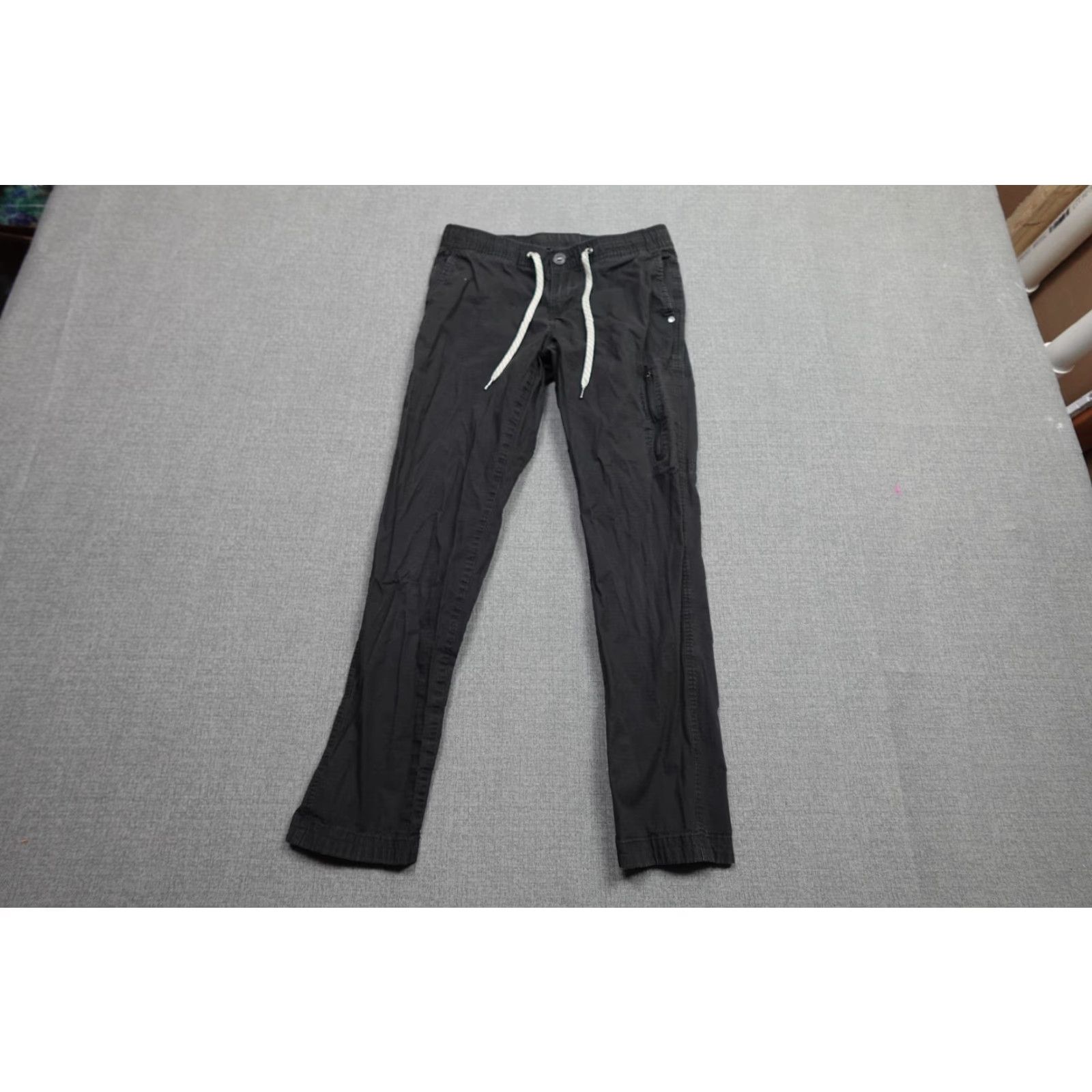 Vuori Vuori Mens Small Black Ripstop Pants Track Pants Elastic Waist Pockets Zip Pocket Jogger Size US 29 - 3 Thumbnail