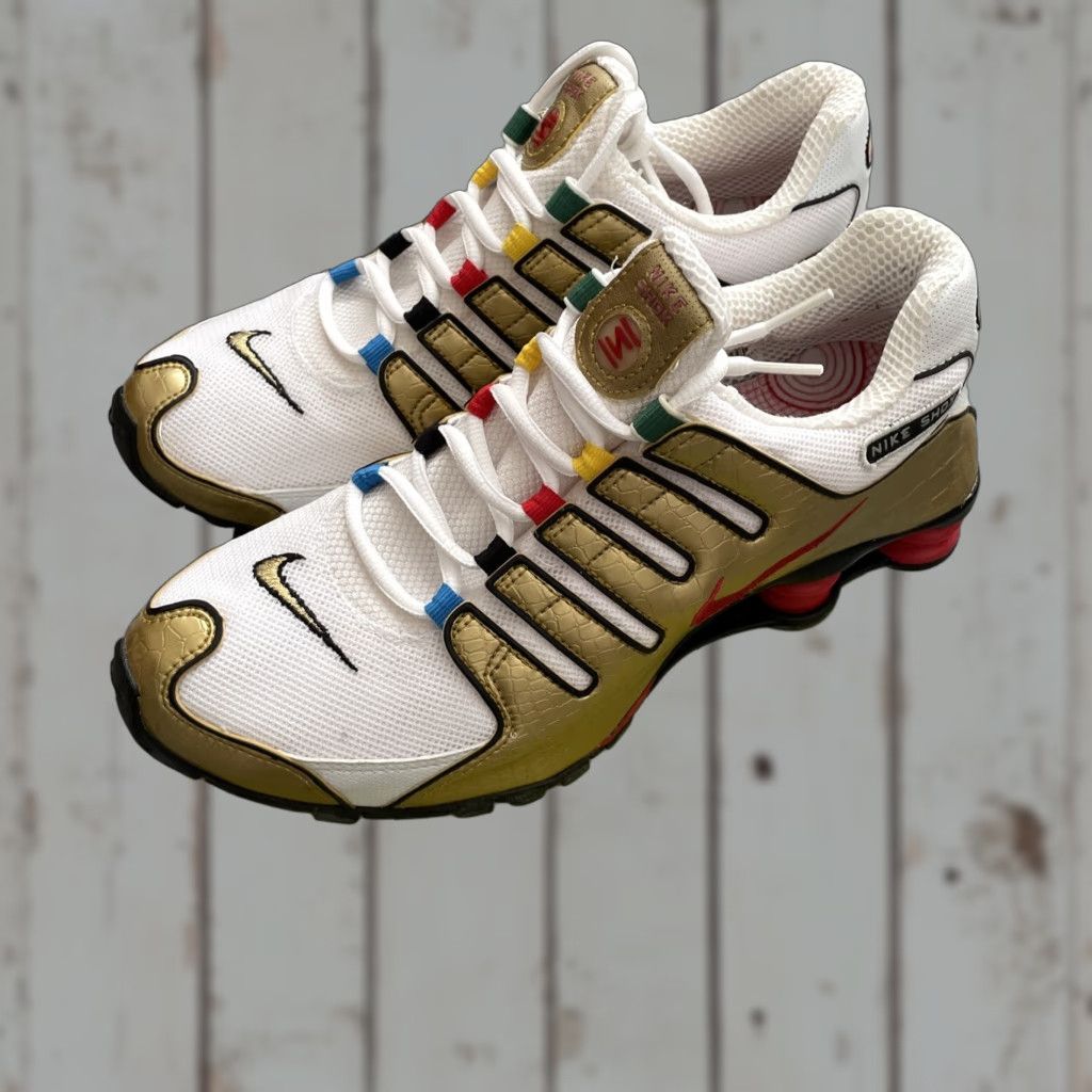 Nike Nike Shox NZ “Olympic” Sneakers Men 9.5 Multicolor 2004 309739-161 Retro Hip Hop RARE Size US 10 / EU 43 - 1 Thumbnail