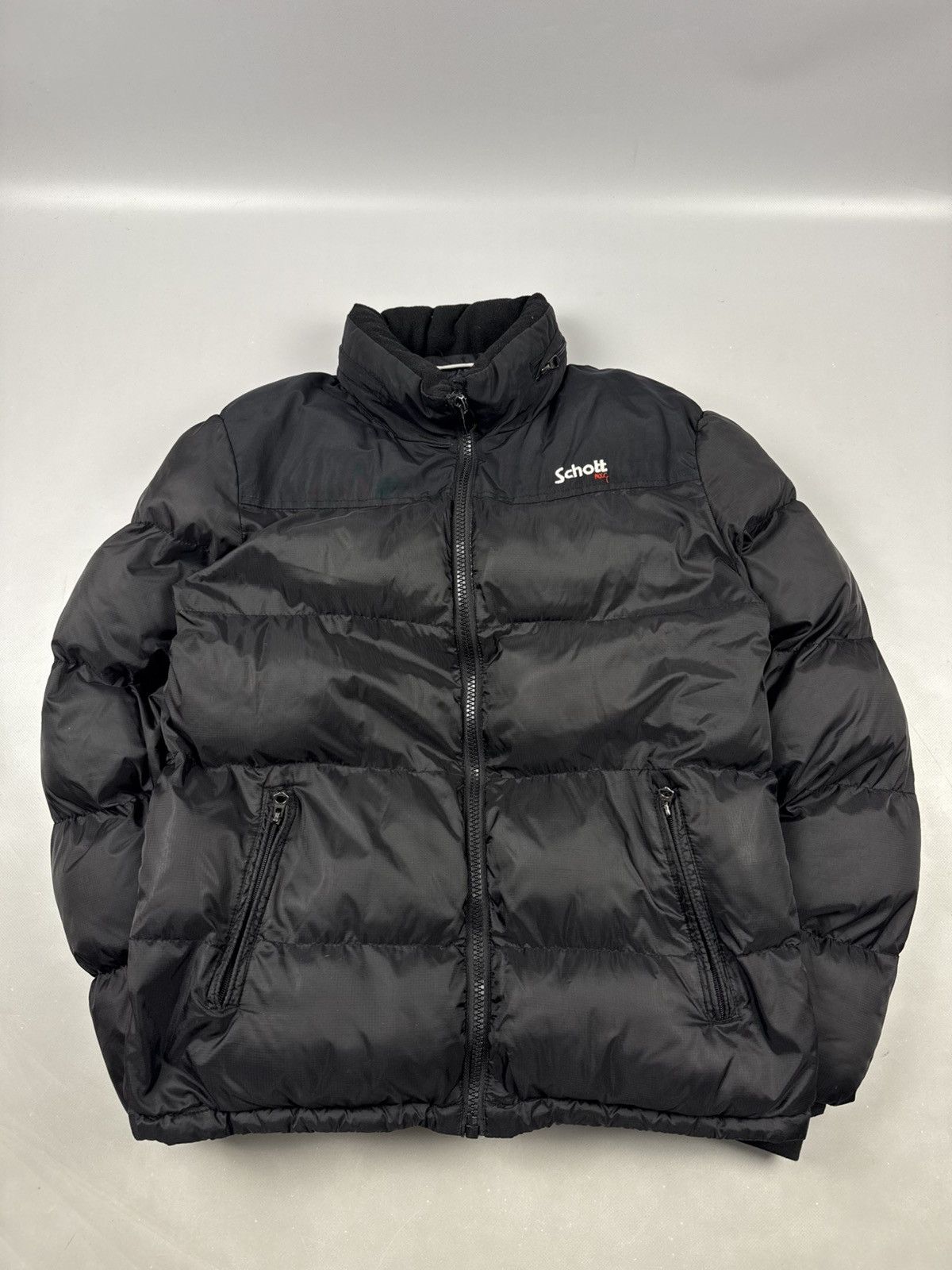 Schott Schott puffer black size L mens Size US L / EU 52-54 / 3 - 1 Thumbnail