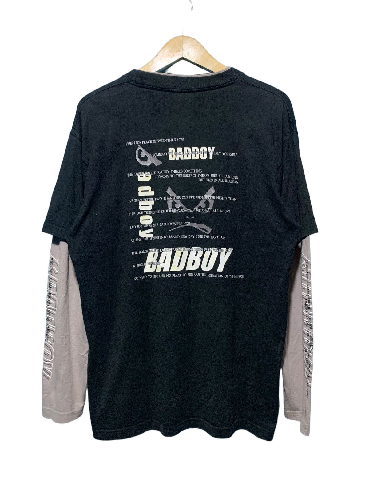If Six Was Nine Y2k Badboy USA double layer poem iconic longsleeve Size US L / EU 52-54 / 3 - 4 Thumbnail