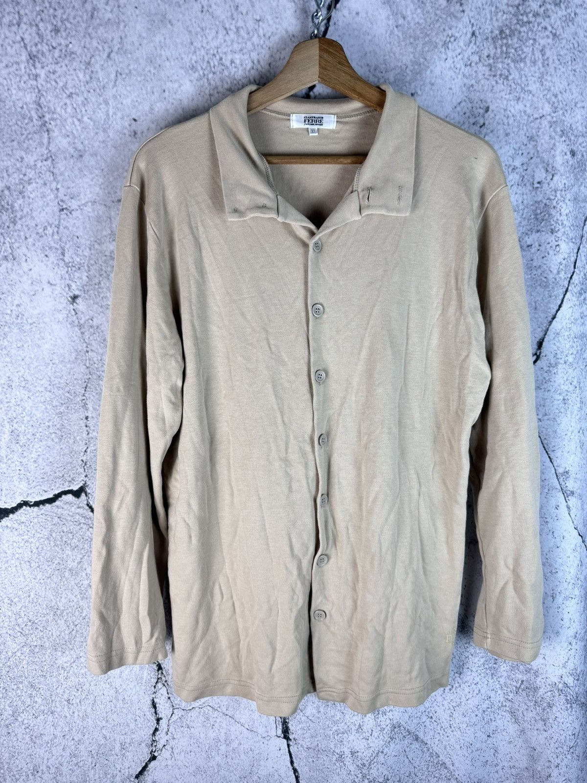 Gianfranco Ferre Gianfranco FERRE Vintage Long Sleeve T-shirt Made in Italy Size US XL / EU 56 / 4 - 1 Thumbnail