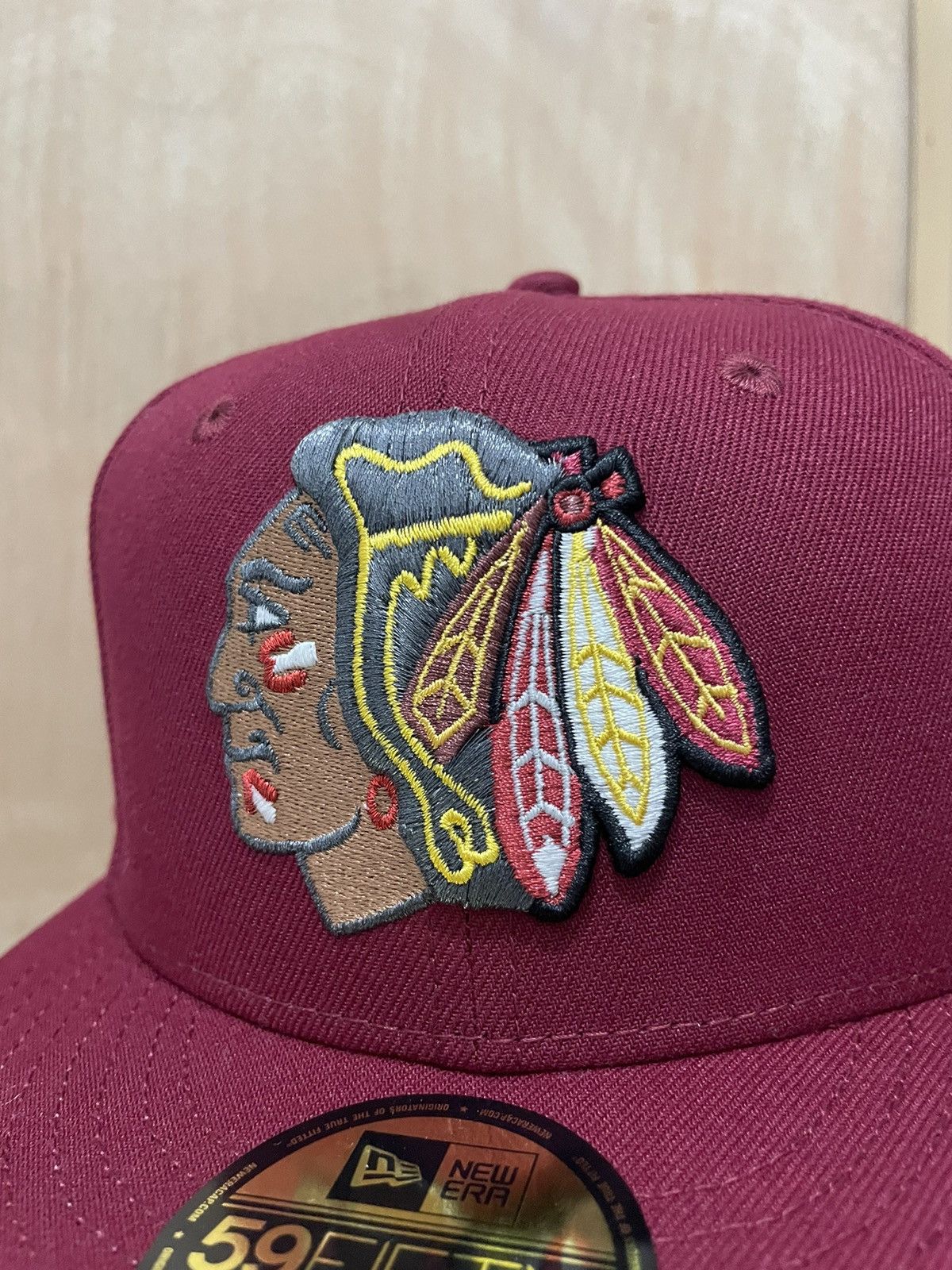 New Era Chicago blackhawks new era fitted size 7 1/8 brand new Size ONE SIZE - 3 Thumbnail