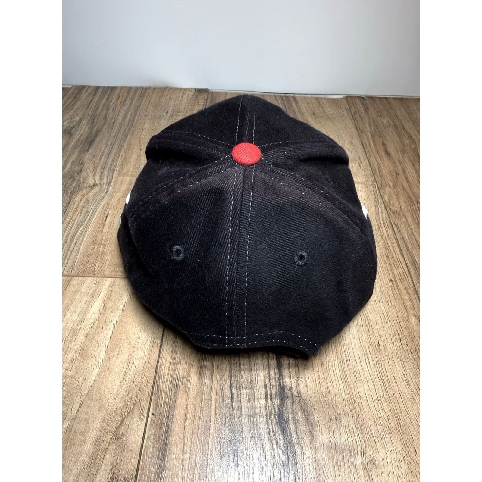 Vintage VINTAGE Betty Boop Hat Cap Black 90s Flames Fire Y2K Mens Size ONE SIZE - 4 Thumbnail