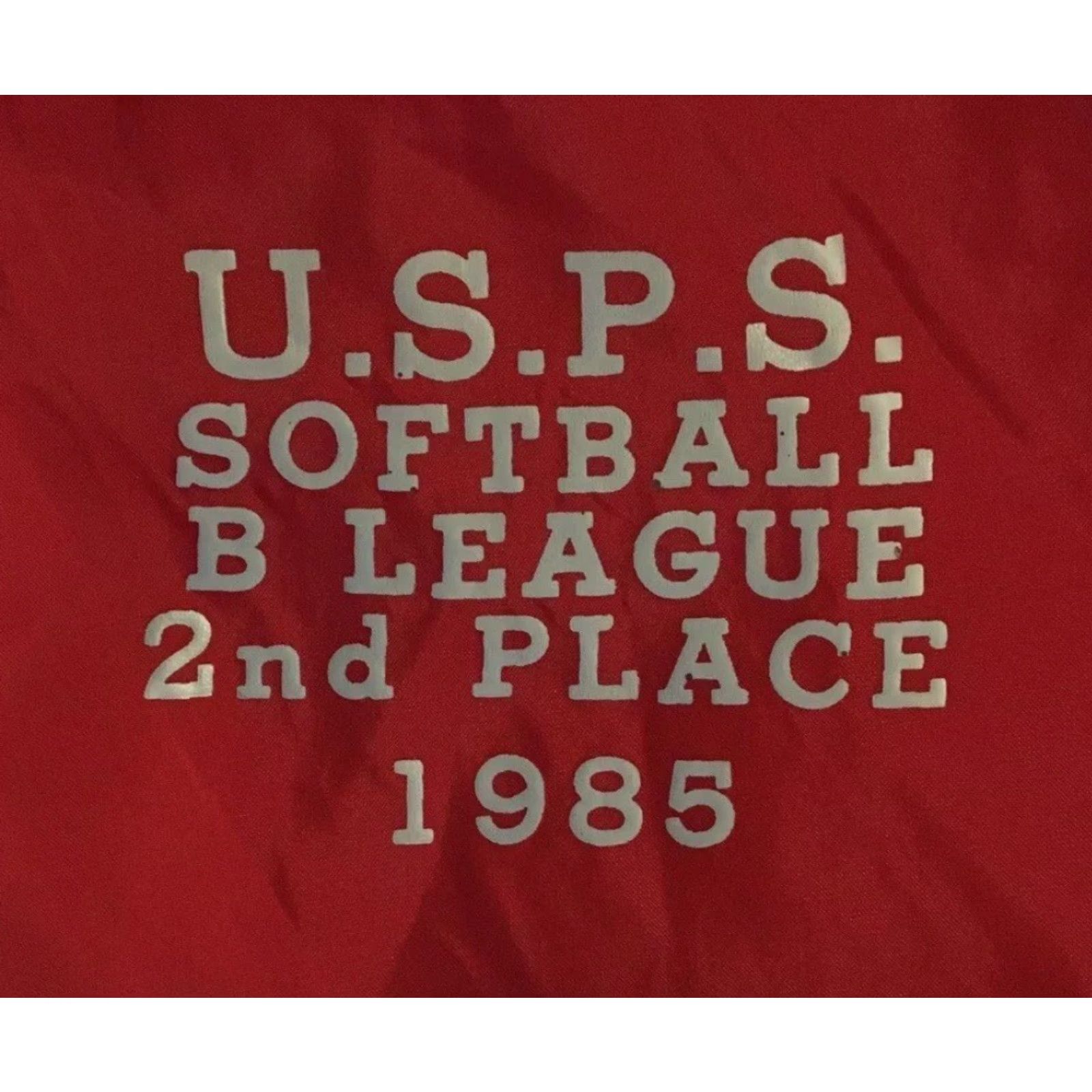 Vintage Vtg Vtg 80s USPS Softball Team Faded Distress Jacket L Red Mailman Windbreaker USA Men’s Jacket USPS 80s 90s Grunge Baseball Bar Harley Rock Size US L / EU 52-54 / 3 - 2 Thumbnail
