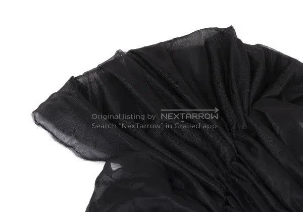 Comme des Garcons Comme Des Garcons Black vintage chiffon 3D design sense dr Size S / US 4 / IT 40 - 5 Thumbnail