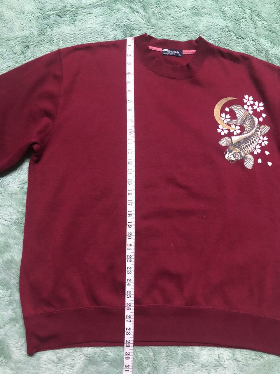 Japanese Brand JAPANESE SUKAJAN KOI FISH SAKURA CREWNECK SWEATSHIRT Size US XL / EU 56 / 4 - 19 Thumbnail