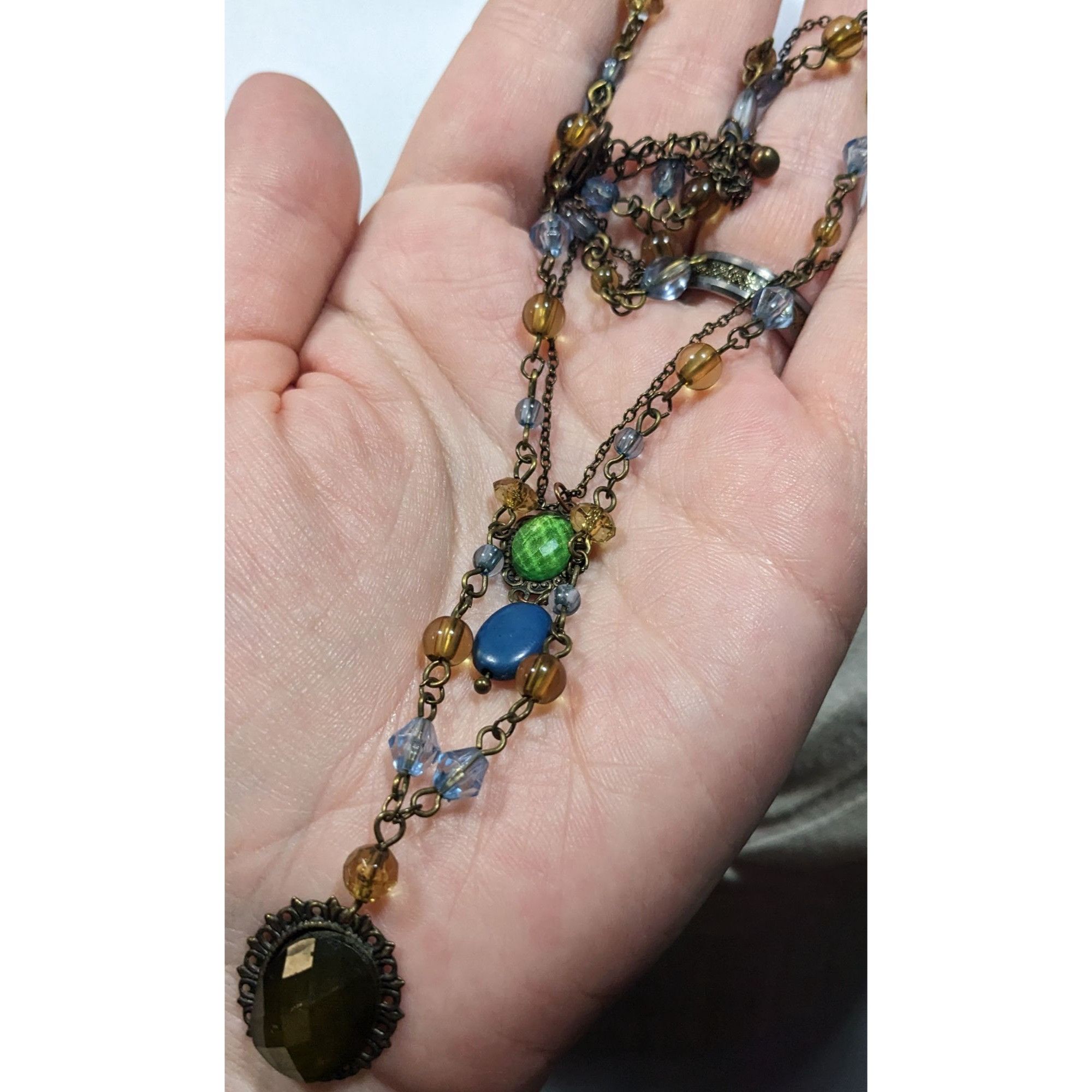 Other Vintage Victorian Style Layered Beaded Necklace Size ONE SIZE - 7 Thumbnail
