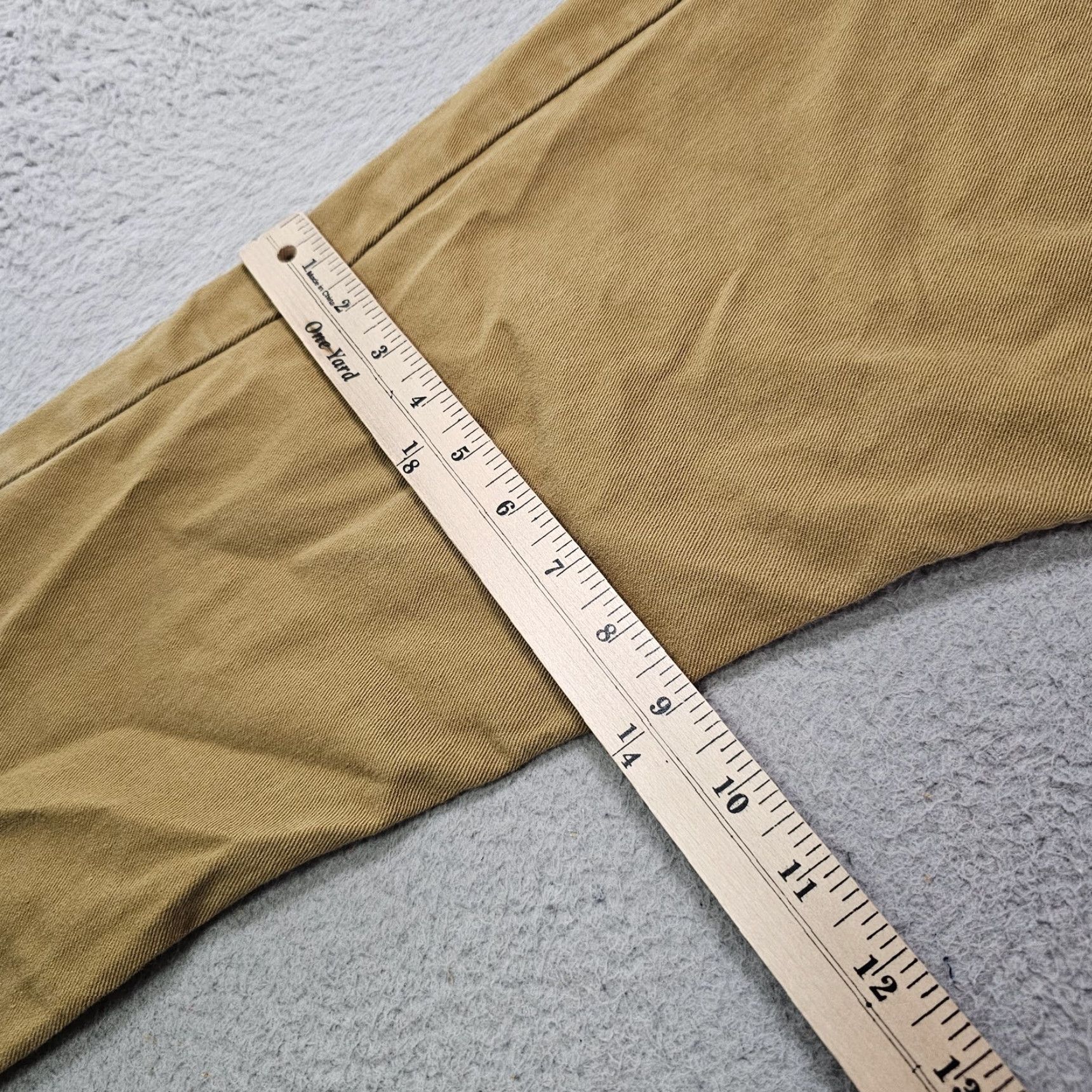 Levi's Levi's 513 Jeans Mens 33x31 Slim Straight Stretch Khaki Denim Casual Pants Belt Zip Pocket Size US 33 - 5 Thumbnail