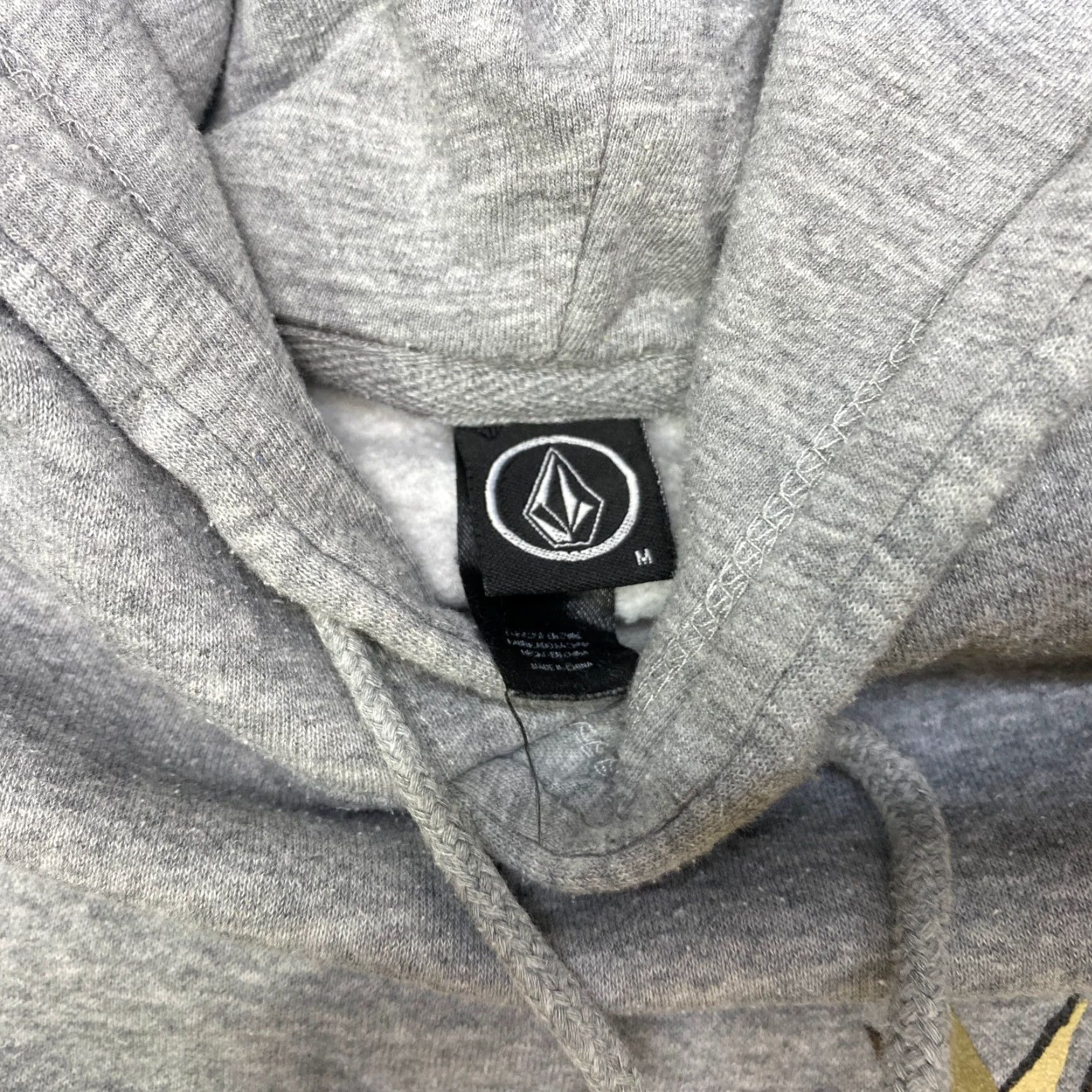 Volcom Volcom Hoodie Mens Medium Gray Fleece Pullover Pocket Drawstring Skate 7513 Size US M / EU 48-50 / 2 - 7 Thumbnail