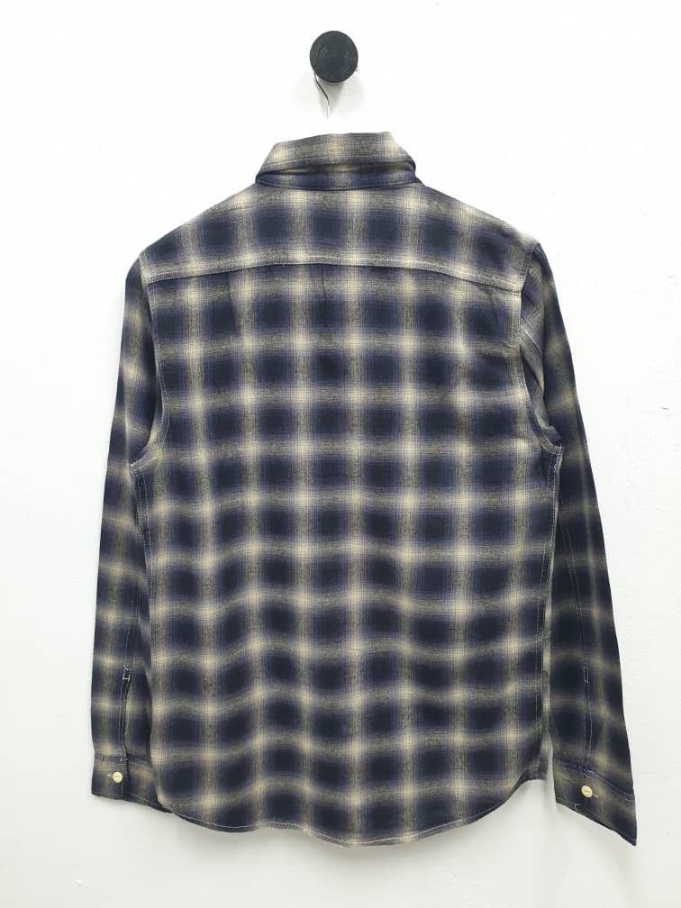 Japanese Brand 💥Panhard shadow purple flannel chambray Size US M / EU 48-50 / 2 - 2 Thumbnail