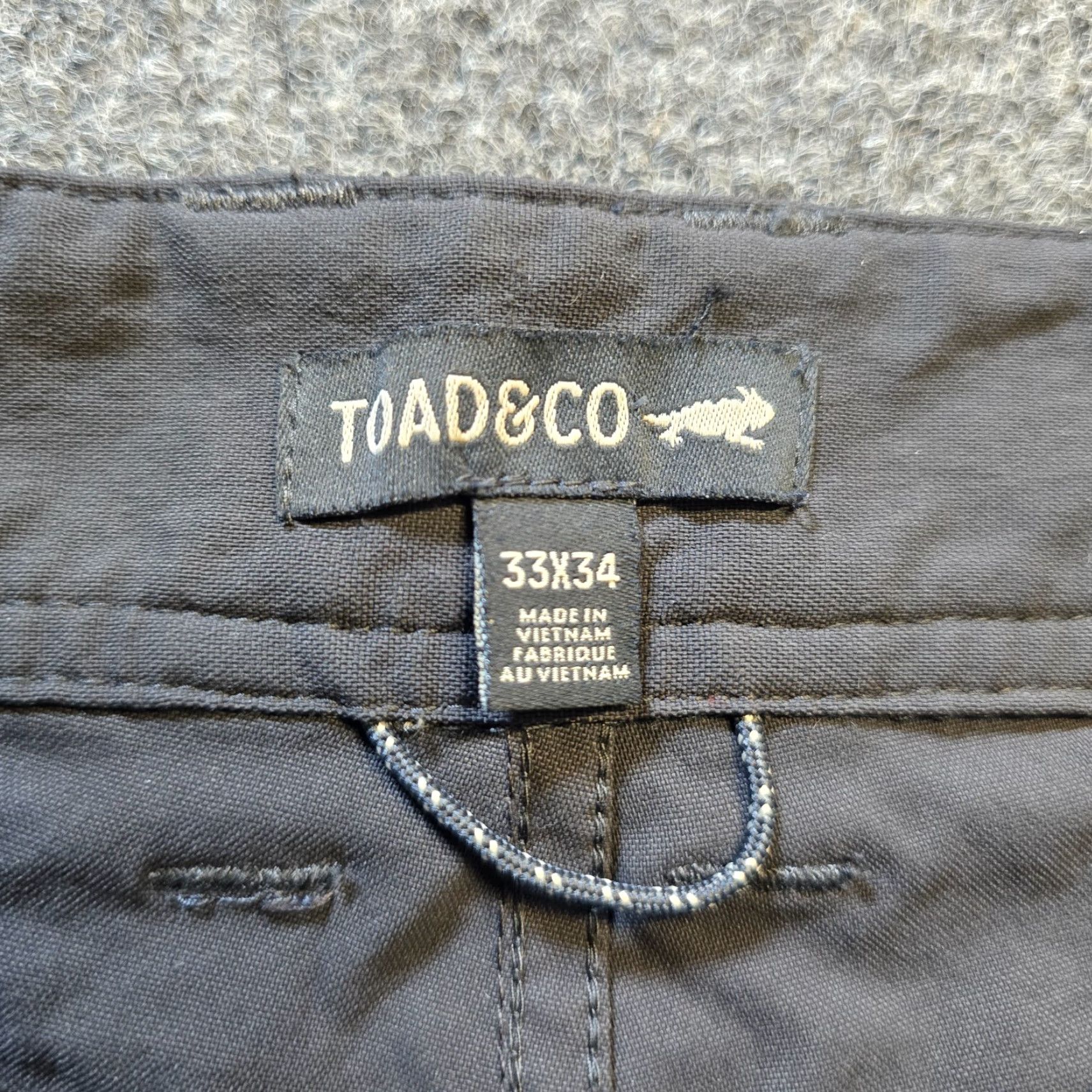 Toad&Co Toad & Co Pants Mens 33x34 Gray Skinny Nylon Performance Outdoors Chino 5-Pocket Design Size US 34 / EU 50 - 5 Thumbnail