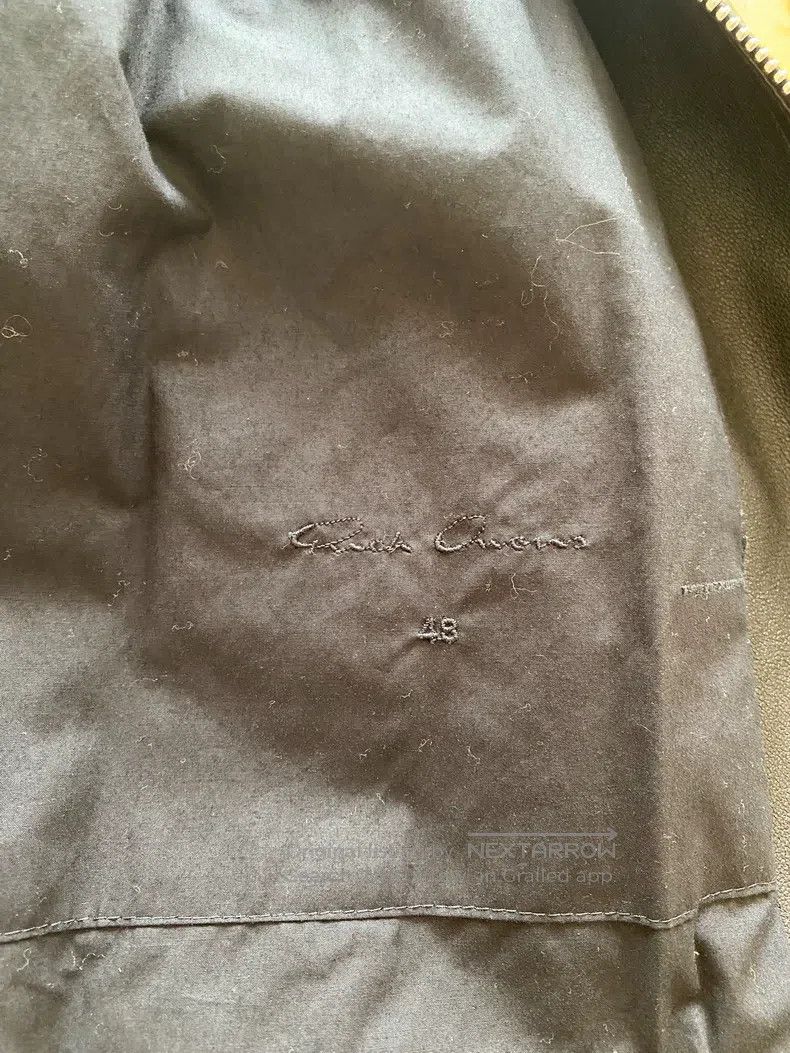 Rick Owens RICK OWENS Leather jacket Size US M / EU 48-50 / 2 - 4 Thumbnail