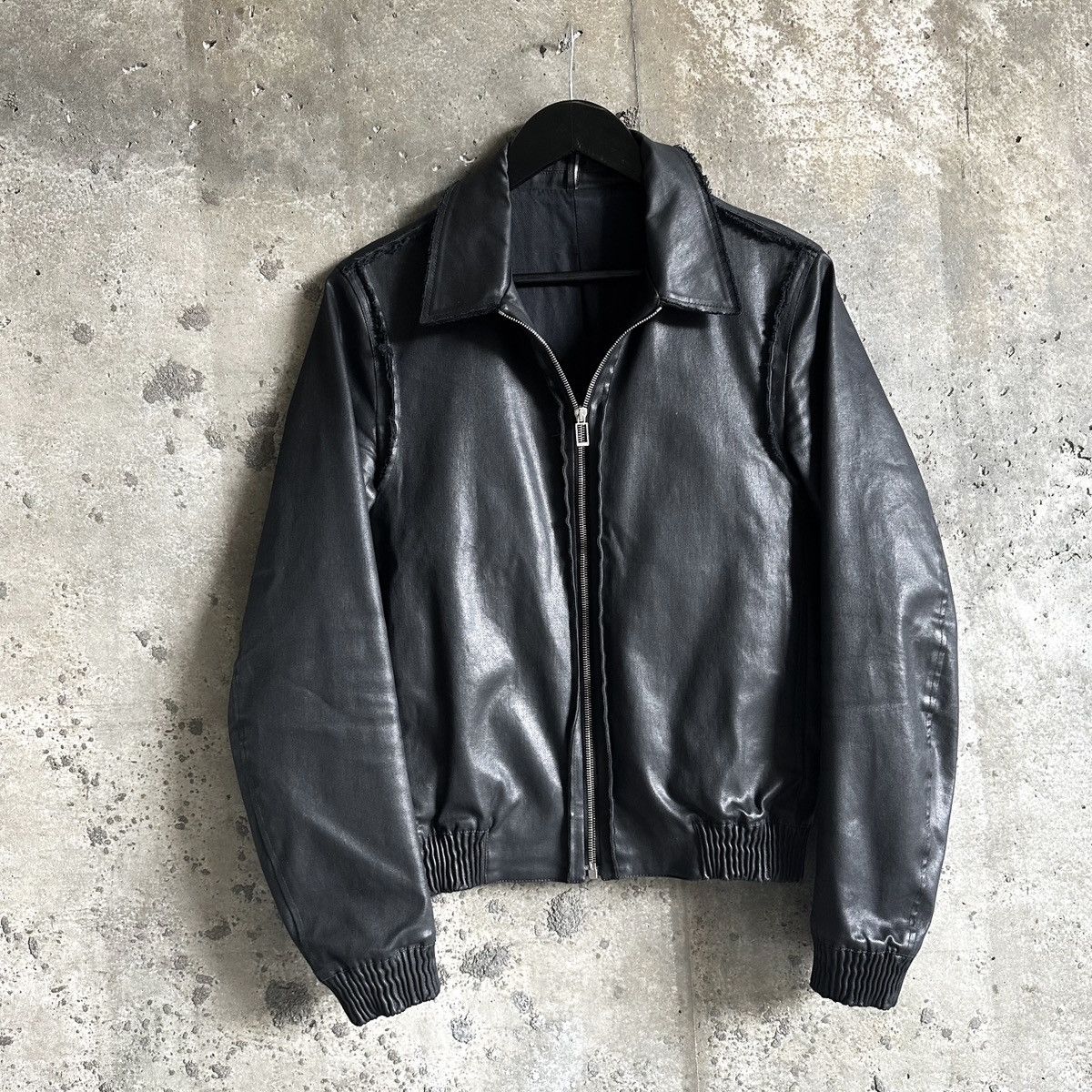Dior Dior Homme Waxed Exposed Seam Jacket Size US S / EU 44-46 / 1 - 1 Thumbnail