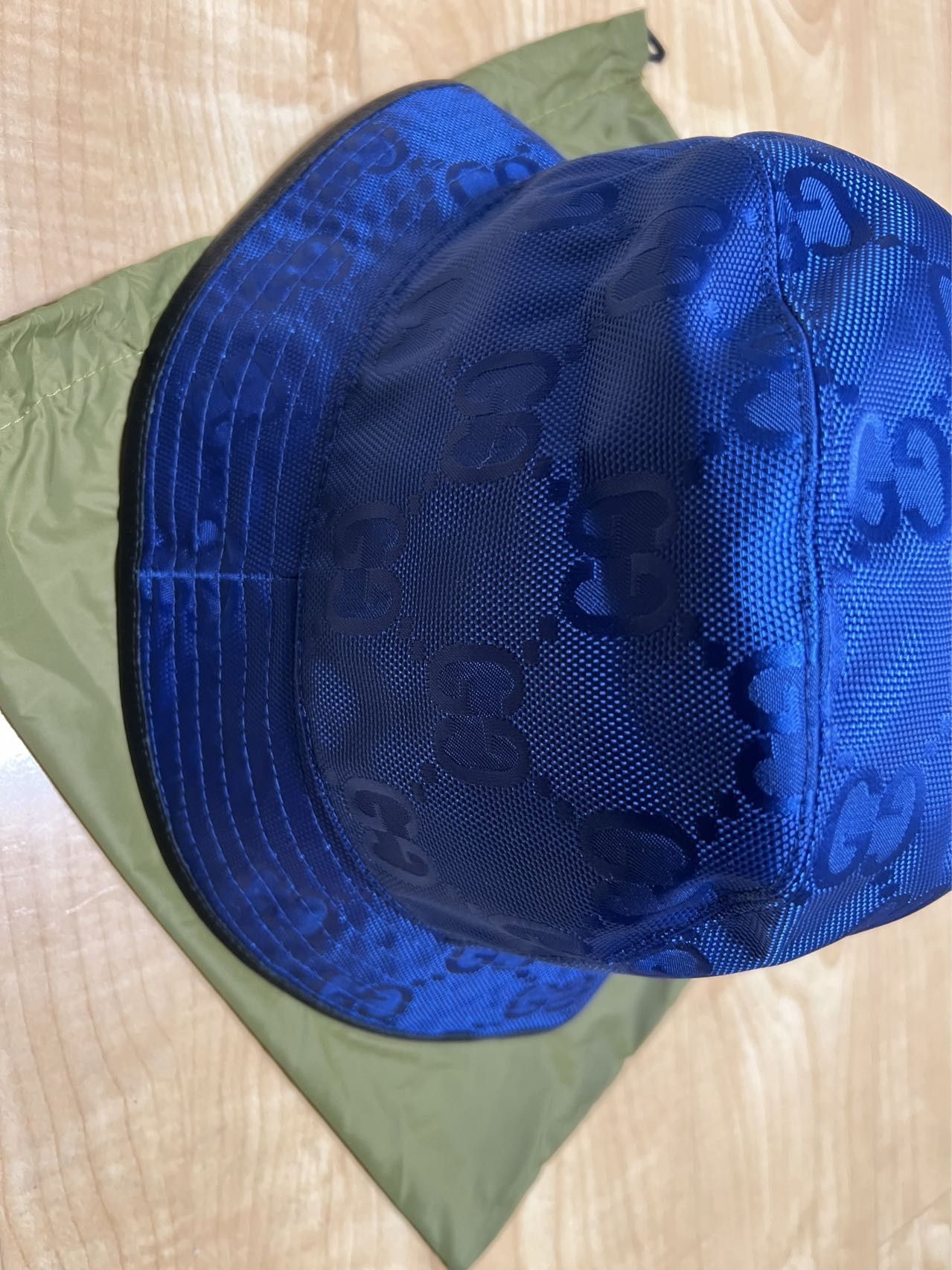 Gucci Gucci Off The Grid Bucket Hat Blue Size ONE SIZE - 7 Thumbnail