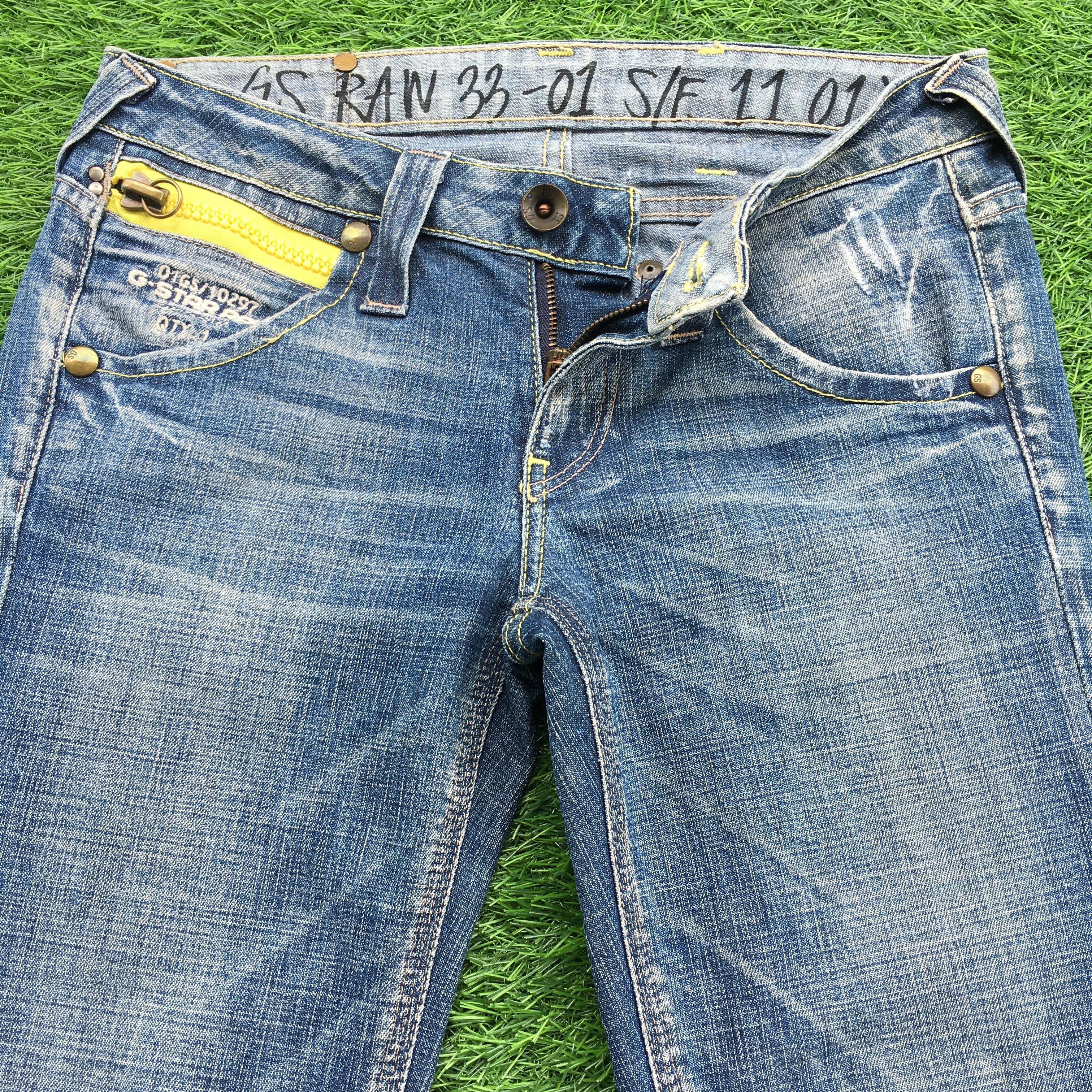 G-Star G-Star Raw Denim Low Waist Flared Denim D-1226 Size 25" / US 0 / IT 36 - 3 Thumbnail