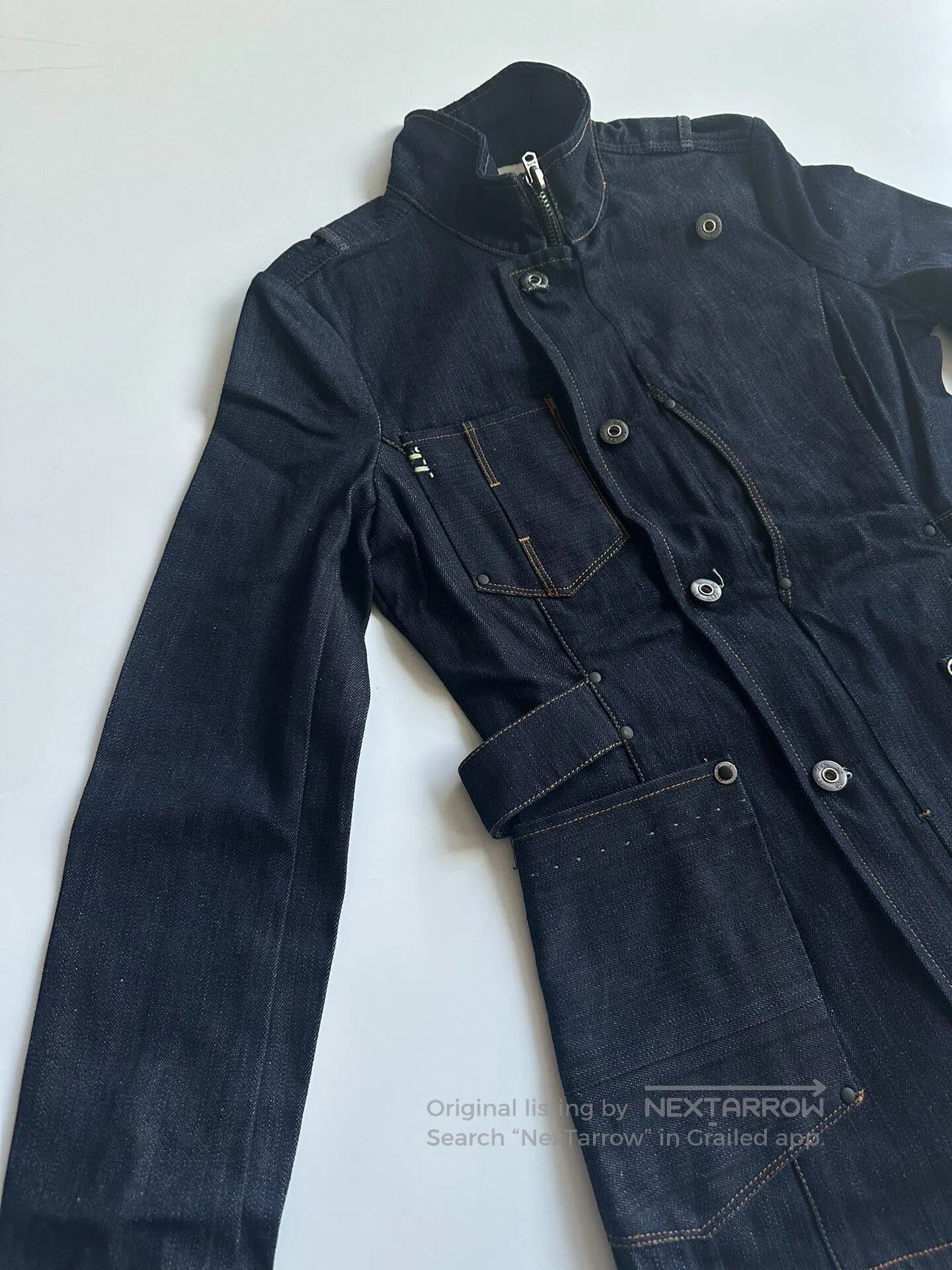 Marithe + Francois Girbaud MARITHE FRANCOIS GIRBAUD Women's denim jacket| Size S / US 4 / IT 40 - 1 Thumbnail