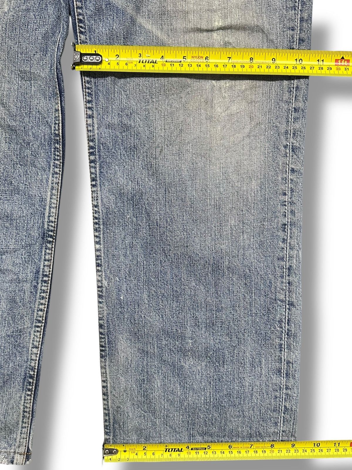 Levi's Vintage Levi’s 502 Distressed Straight Fit Denim Faded Wash Size US 36 / EU 52 - 21 Thumbnail