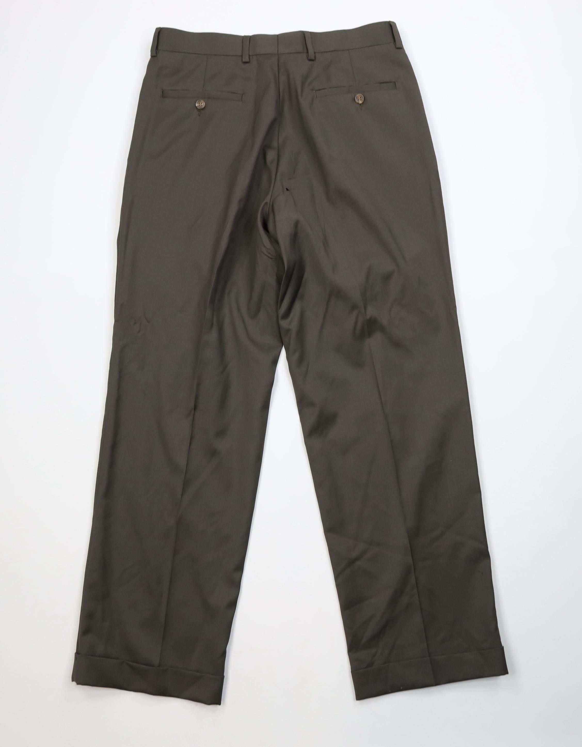 Polo Ralph Lauren Vintage Ralph Lauren Knit Wide Leg Chino Pants Trousers Size US 32 / EU 48 - 10 Thumbnail