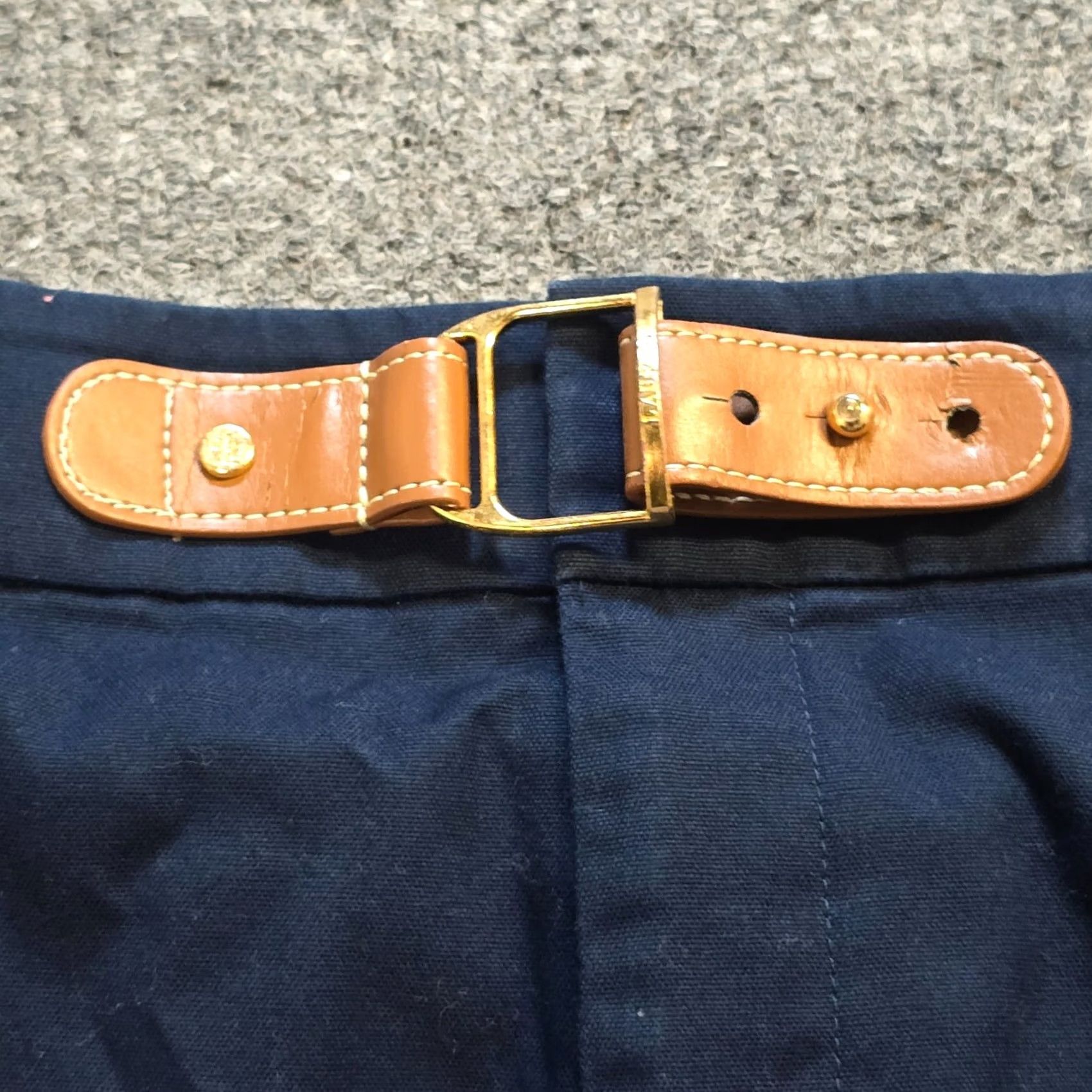 Ralph Lauren VINTAGE? Lauren Ralph Lauren Skirt Women 14 Blue Pencil Classic Capsule Timeless All Seasons Short Wool? Size 36" / US 14 / IT 50 - 3 Thumbnail