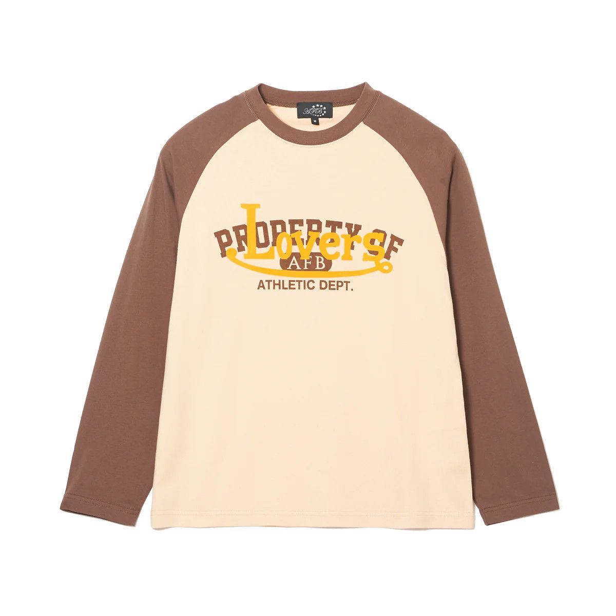 image of Afb Lovers Cropped Sleeves Tee in Brown, Men's (Size XL)