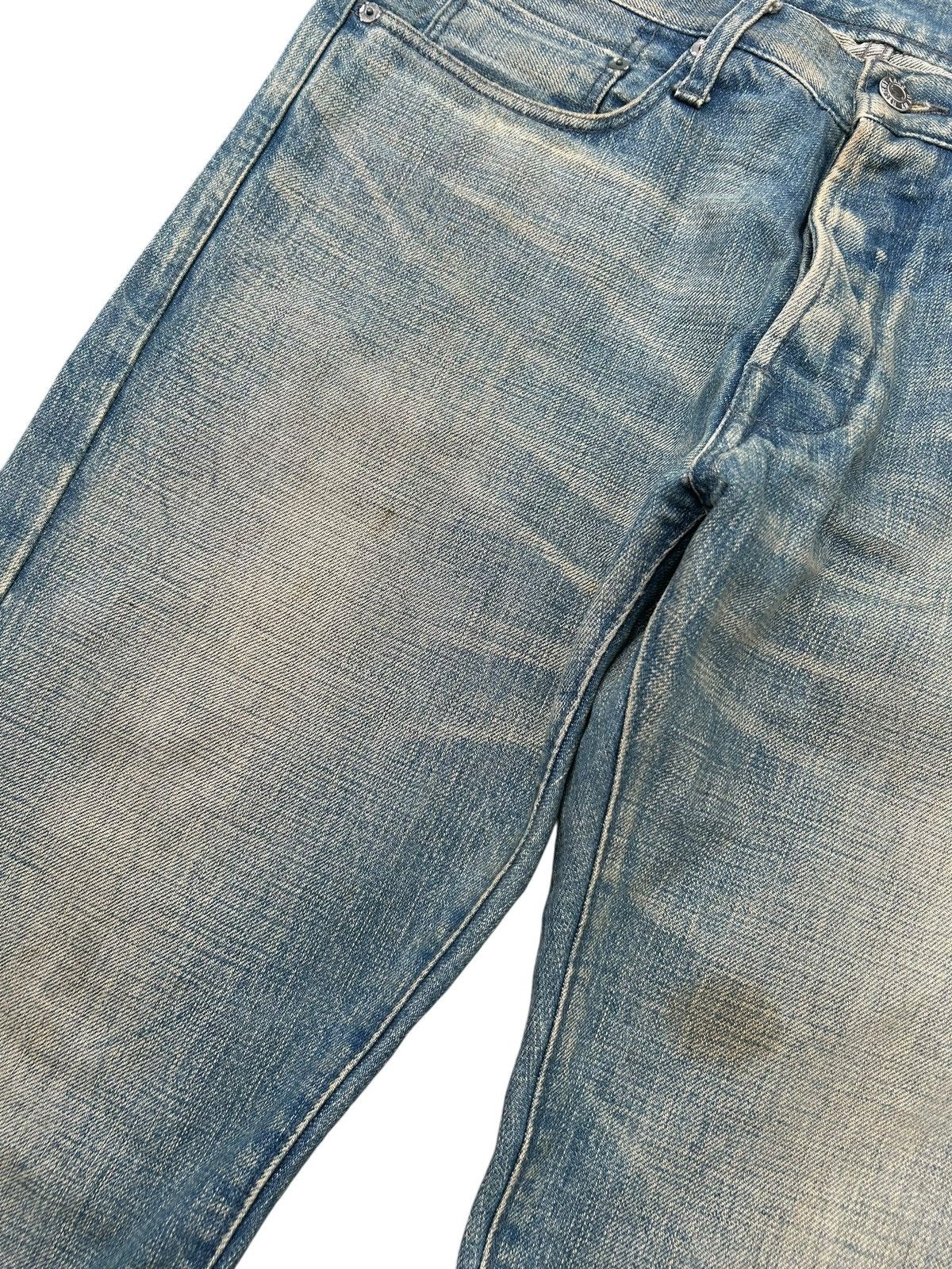 Helmut Lang HELMUT LANG NY SELVEDGE BUTTON FLY DISTRESSED DENIM JEANS Size US 34 / EU 50 - 5 Thumbnail