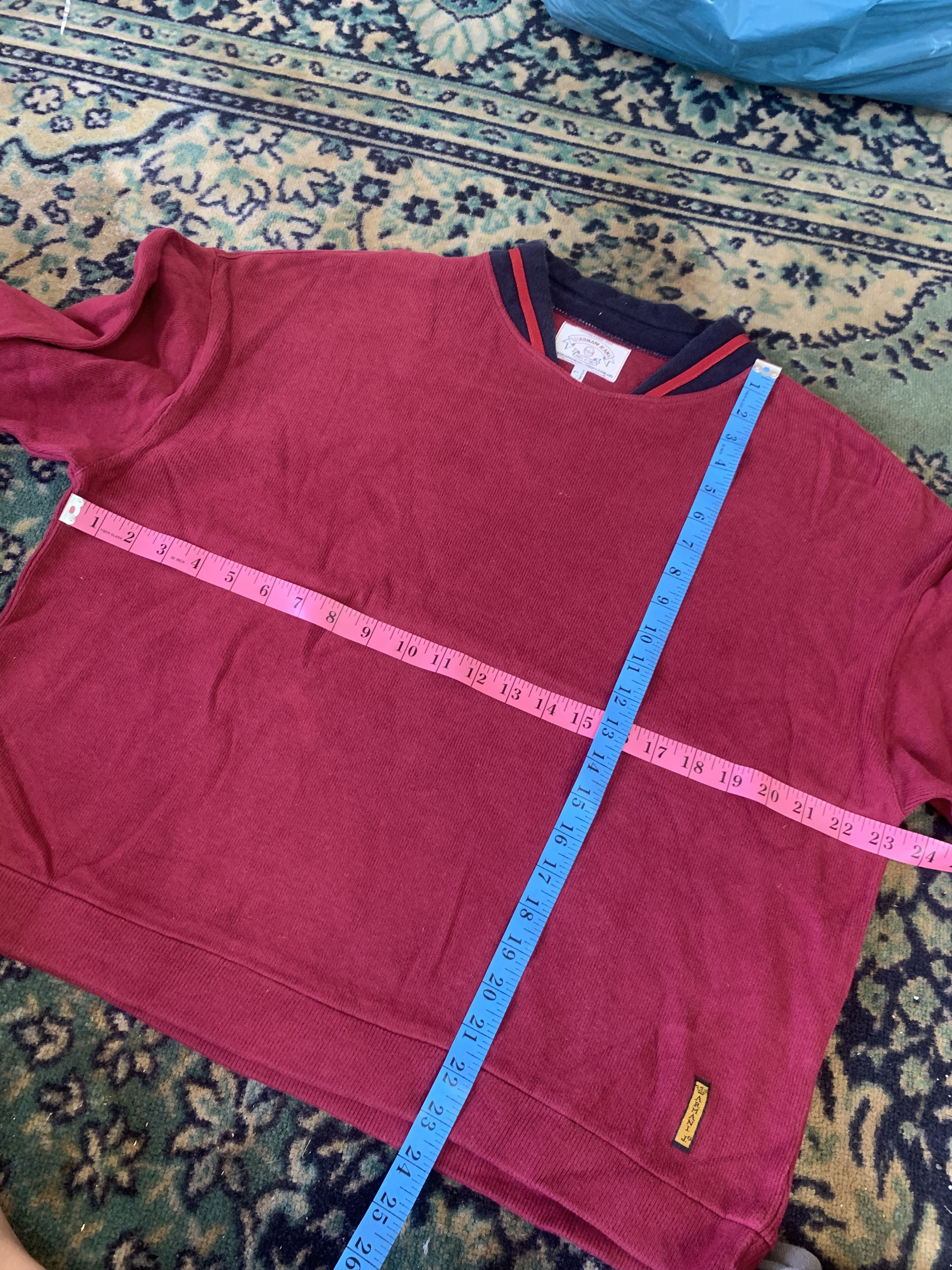 Giorgio Armani Vintage 90s Famous Brand Giorgio Armani Sweartshirt Size US M / EU 48-50 / 2 - 6 Thumbnail
