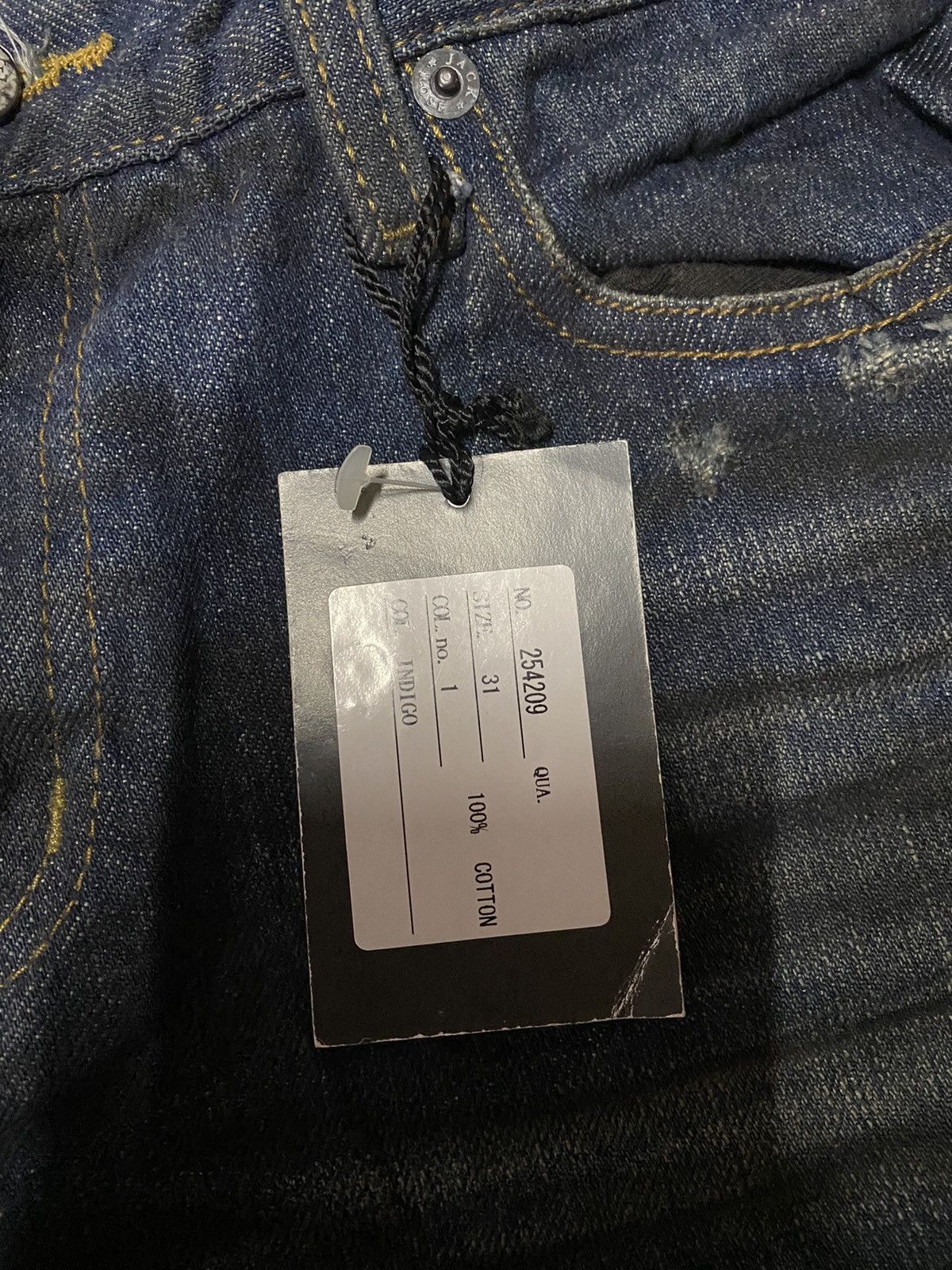 JACKROSE Japanese Brand Jack Rose Distressed Design Style Size US 31 - 11 Thumbnail